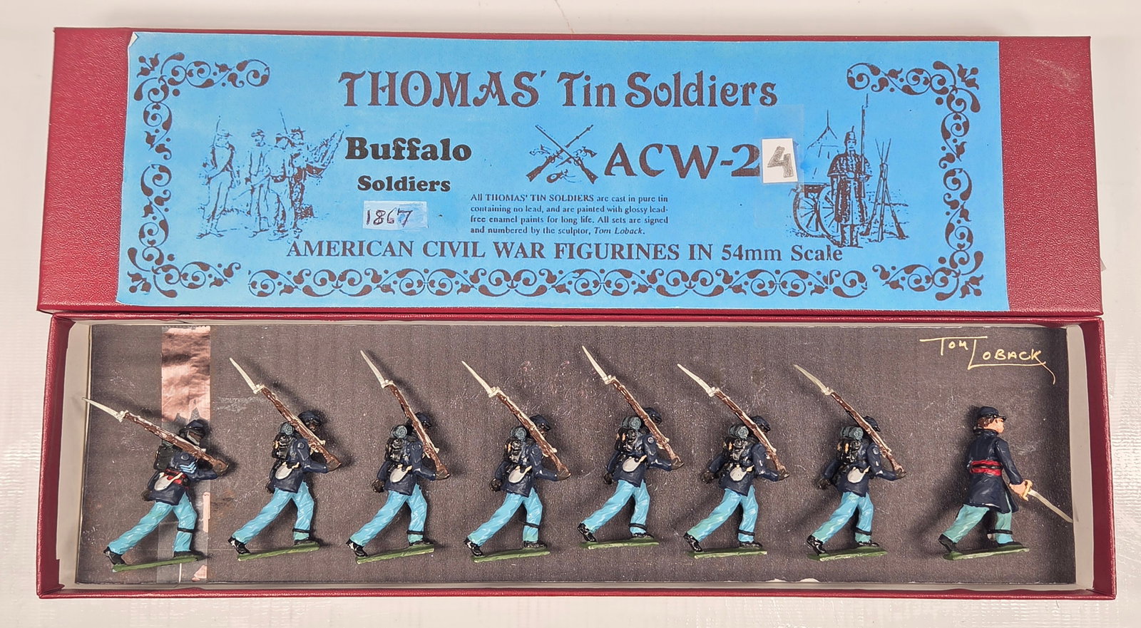 THOMAS TIN SOLDIERS BUFFALO SOLDIERS SET (1 of 4)