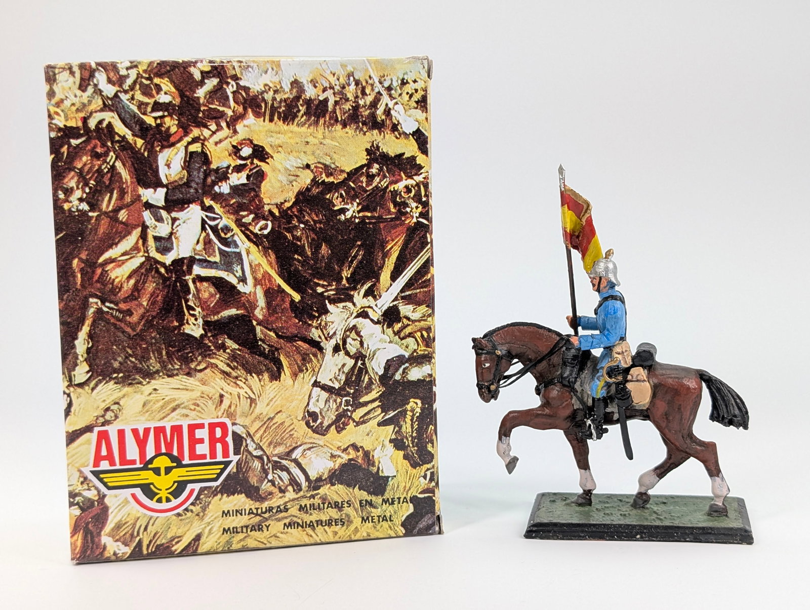 ALYMER 54MM MOUNTED SOLDIER W/ BOX (1 of 5)