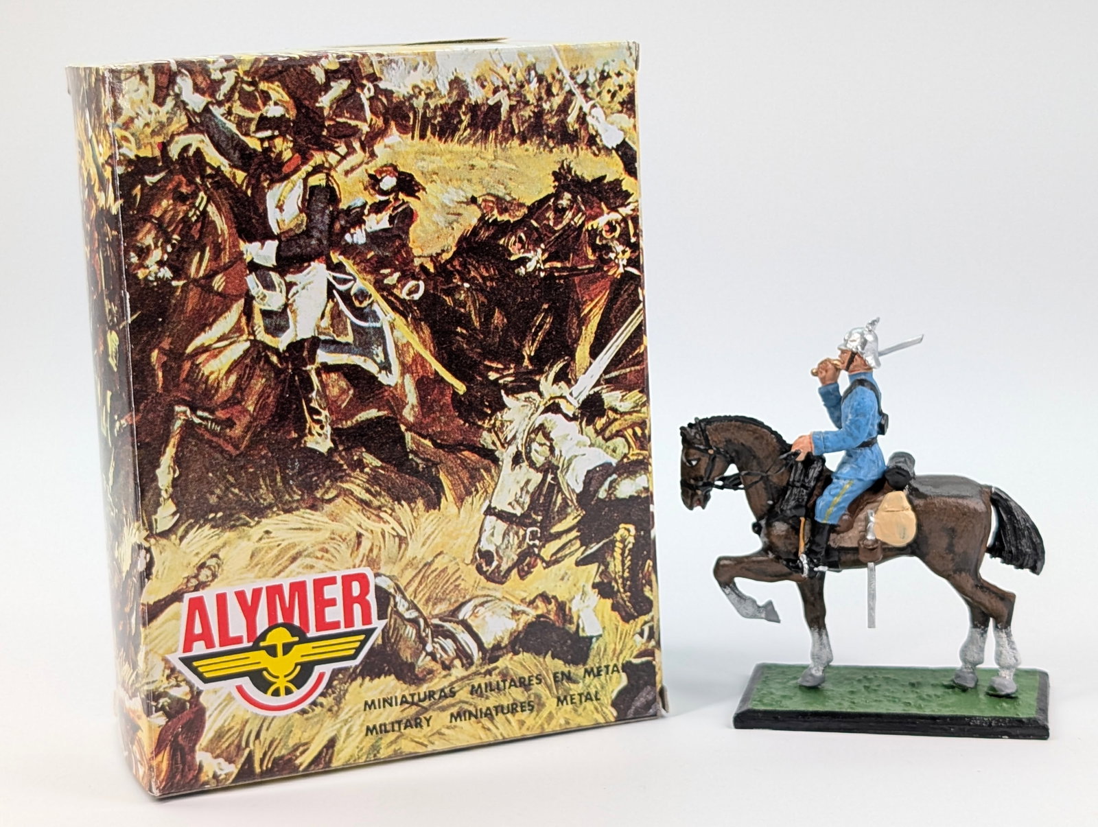 ALYMER 54MM MOUNTED SOLDIER W/ BOX (1 of 5)