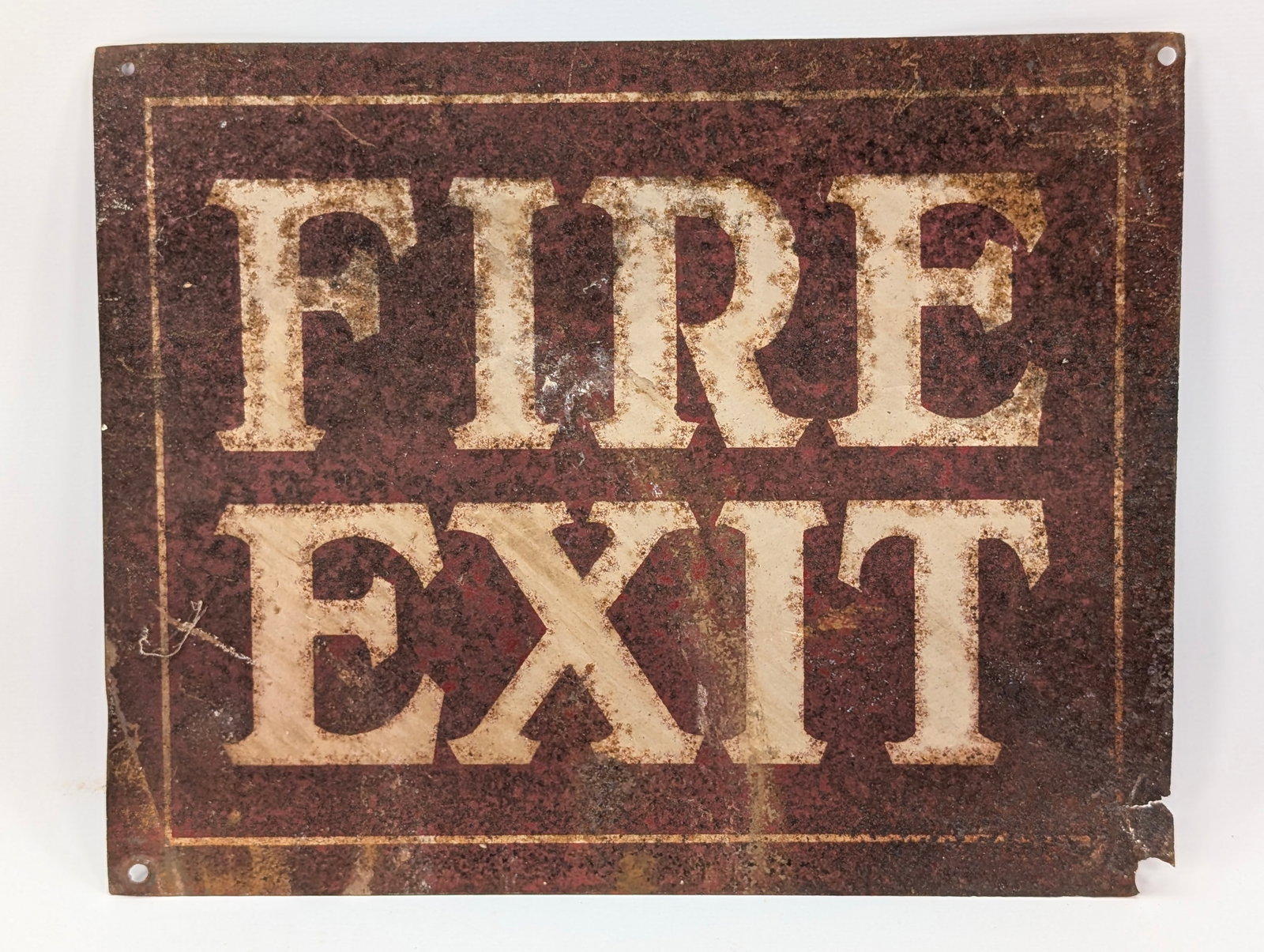 FIRE EXIT / DANGER DO NOT LOOK INTO FLAME SIGN (1 of 5)