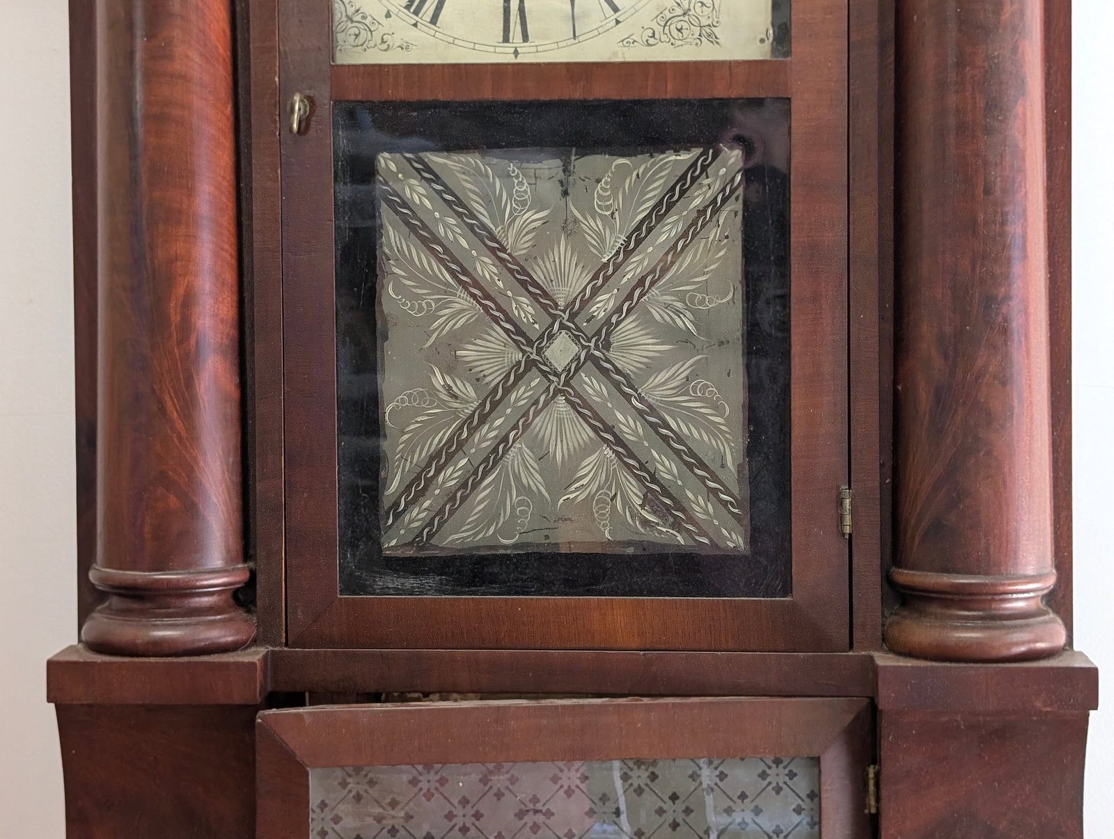 ANTIQUE H. THOMAN 8-DAY CLOCK - 3