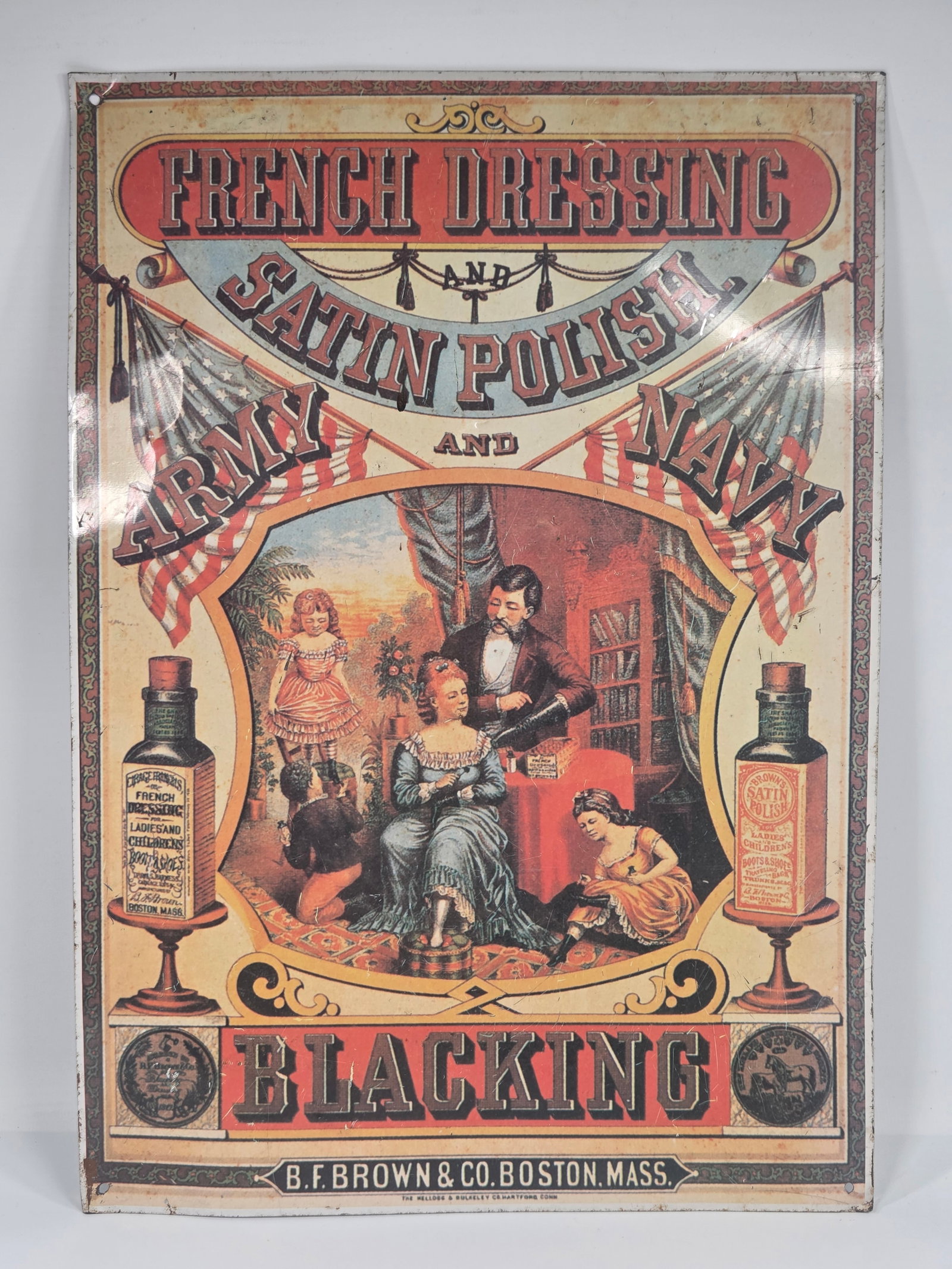 REPRODUCTION TIN FRENCH DRESSING SIGN (1 of 4)