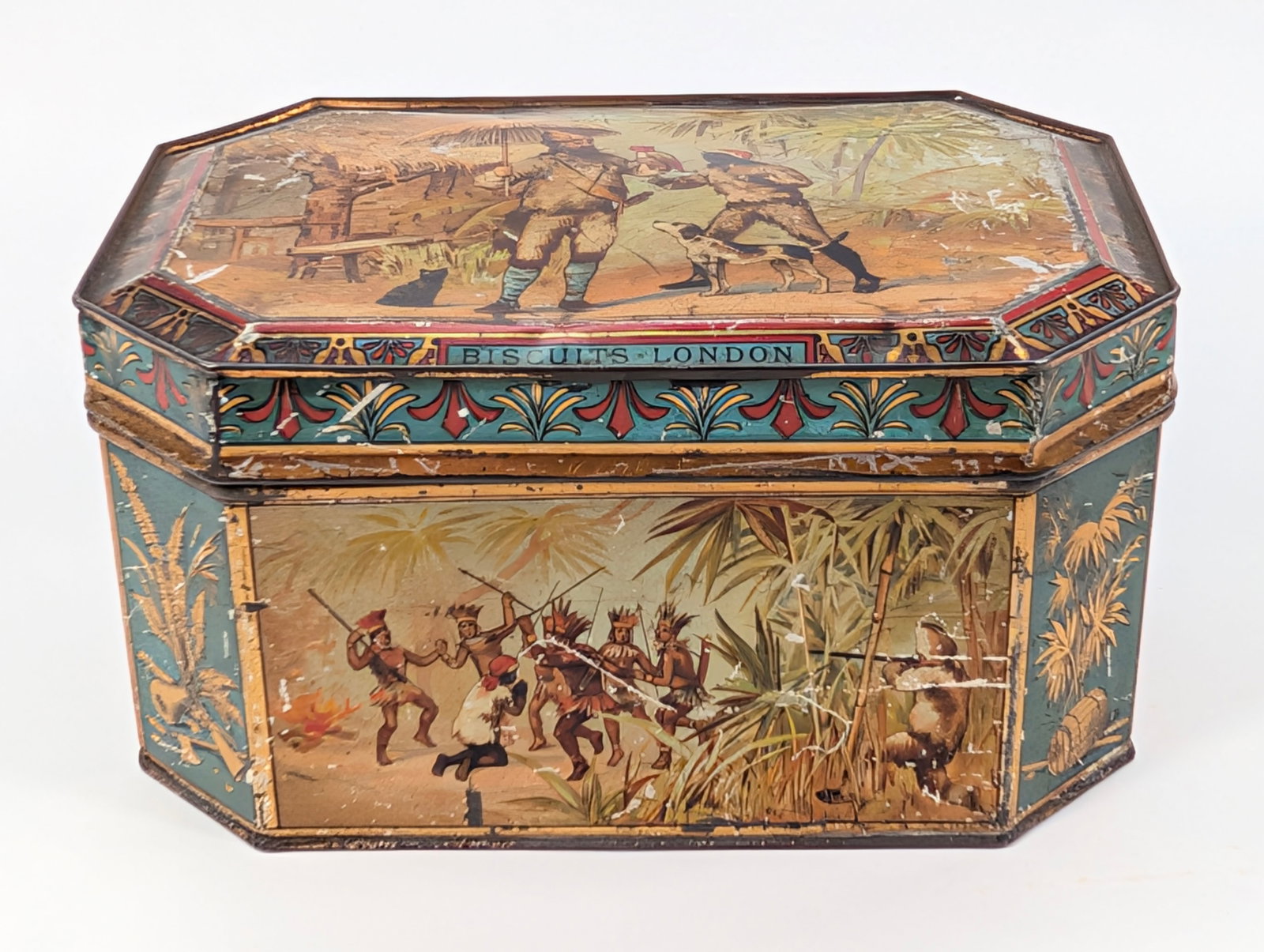PEEK, FREAN & CO BISCUIT TIN LONDON (1 of 7)