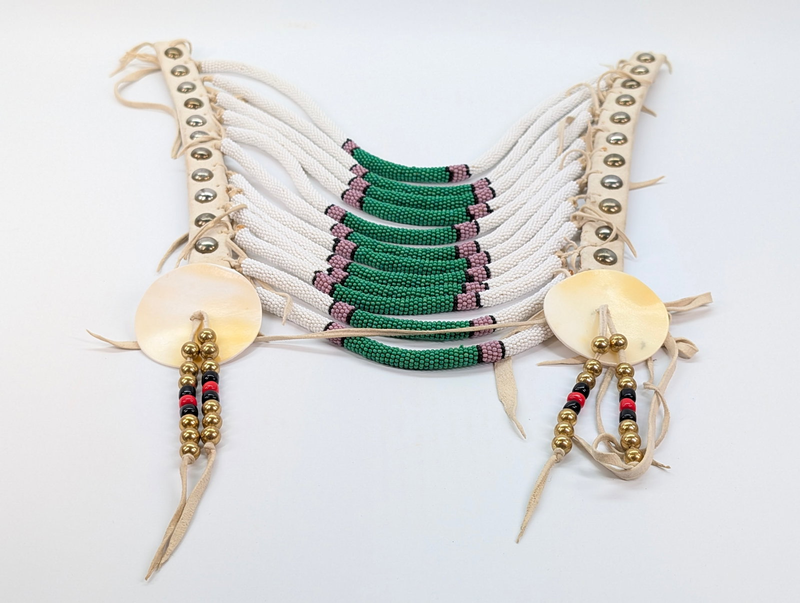 NATIVE AMERICAN STYLE BEADED CHOKER (1 of 8)