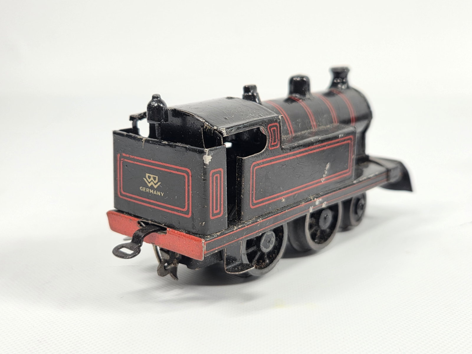 BING TIN LITHO WIND UP STEAM ENGINE TRAIN SET - 3