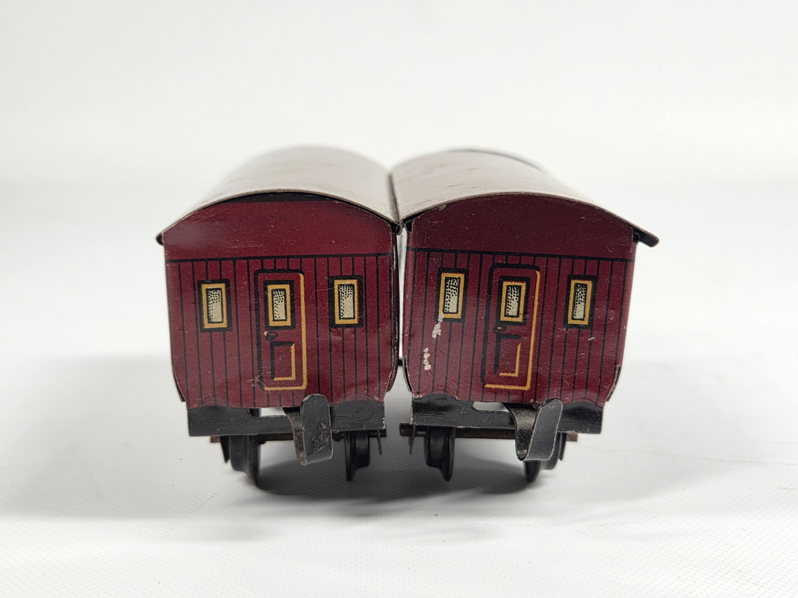 BING TIN LITHO WIND UP STEAM ENGINE TRAIN SET - 8