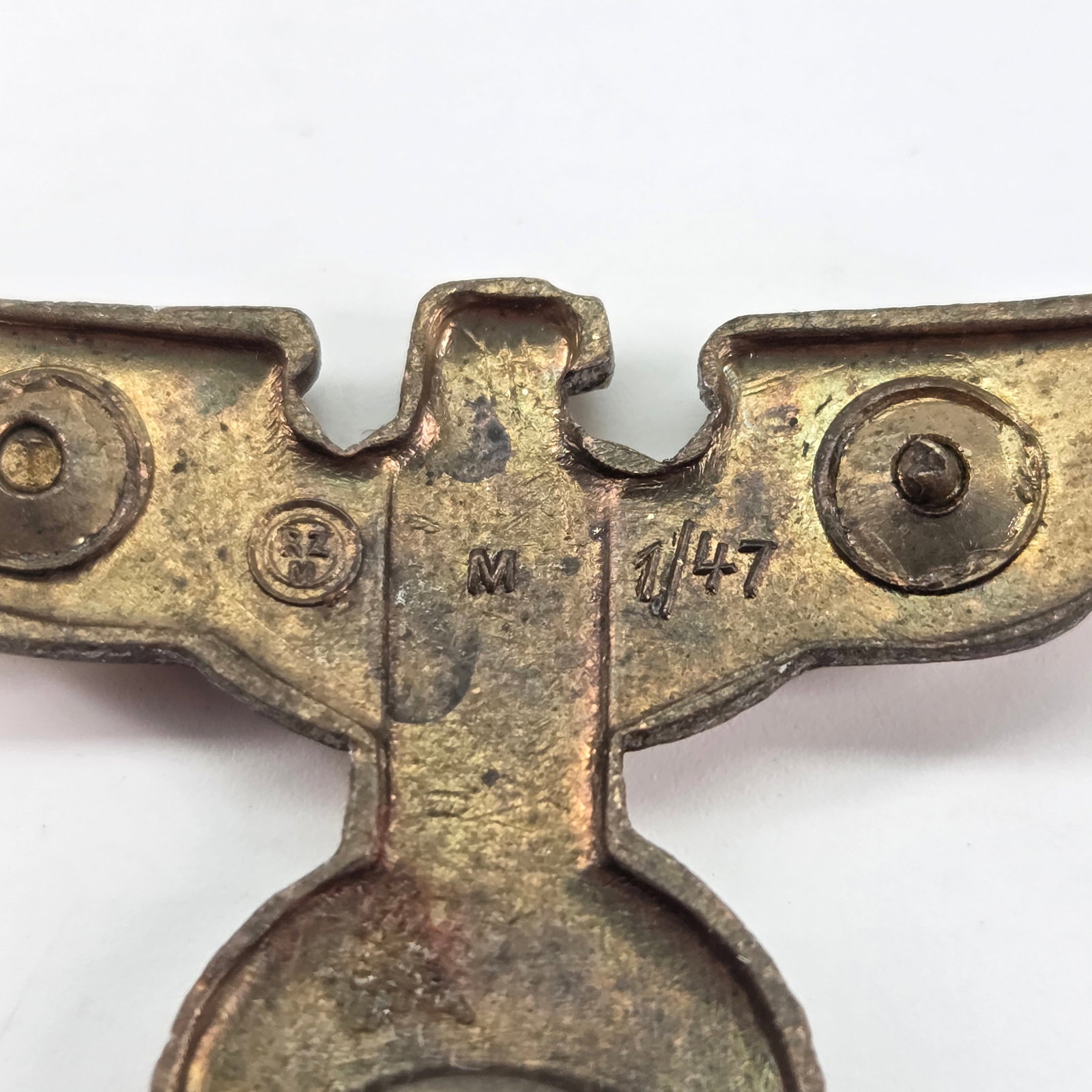 WW2 GERMAN EAGLE CAP PIN - 3