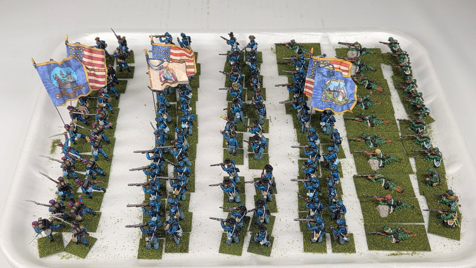 VARIOUS REGIMENT ACW WARGAMING SOLDIERS (1 of 8)