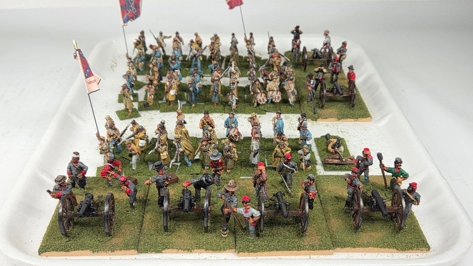 VARIOUS AMERICAN CIVIL WARGAMING SOLDIERS (1 of 7)