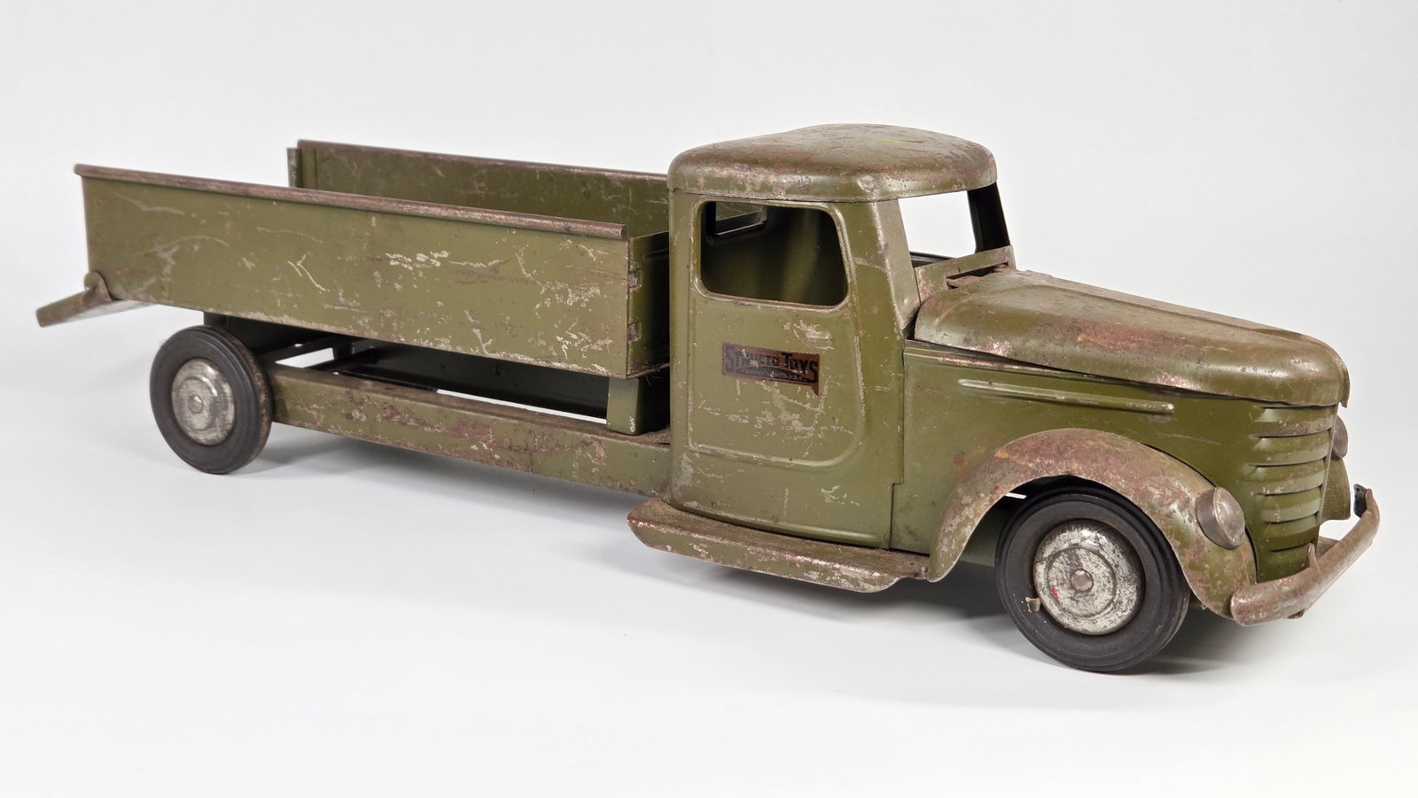 STRUCTO PRESSED STEEL US ARMY DUMP TRUCK - 5