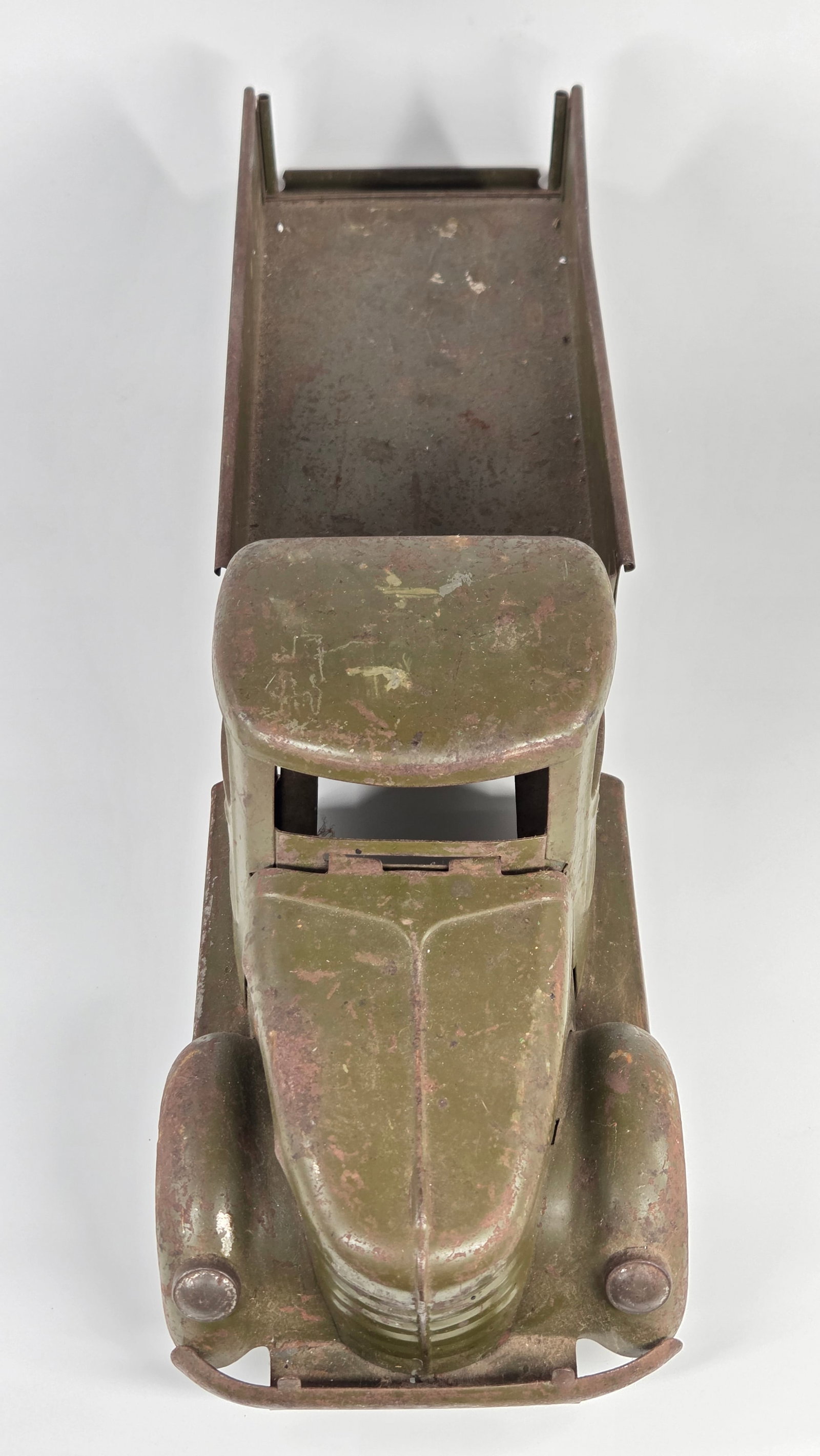 STRUCTO PRESSED STEEL US ARMY DUMP TRUCK - 6