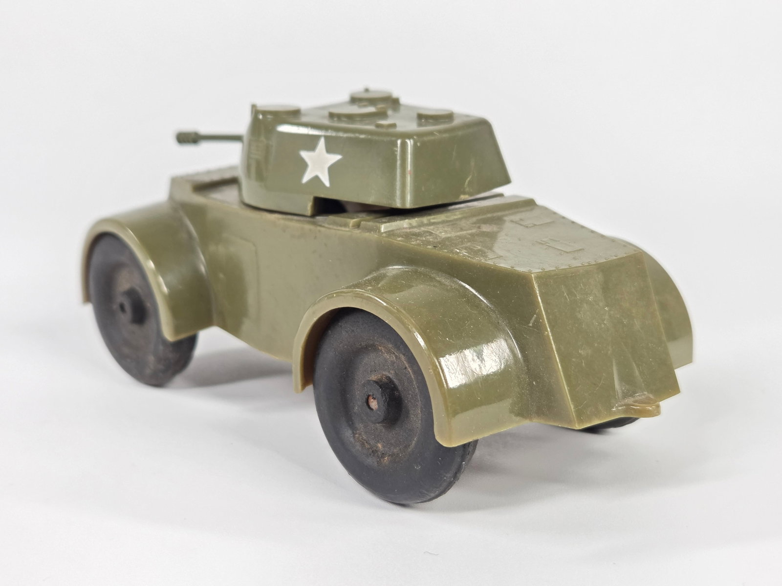 VINTAGE PROCESSED PLASTIC US ARMY SCOUT CAR - 2