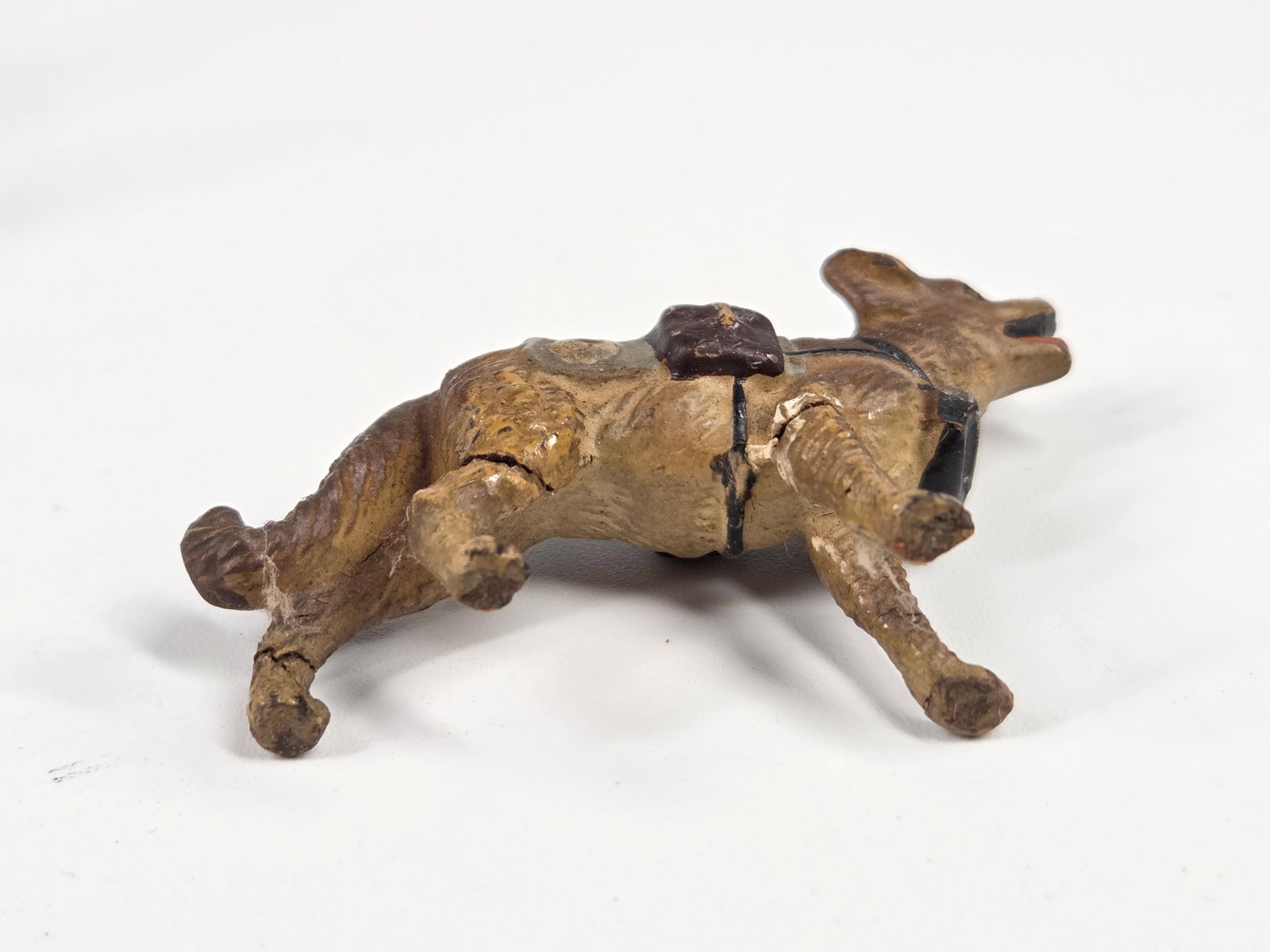 GERMAN ELASTOLIN SOLDIER W/ DOGS - 4