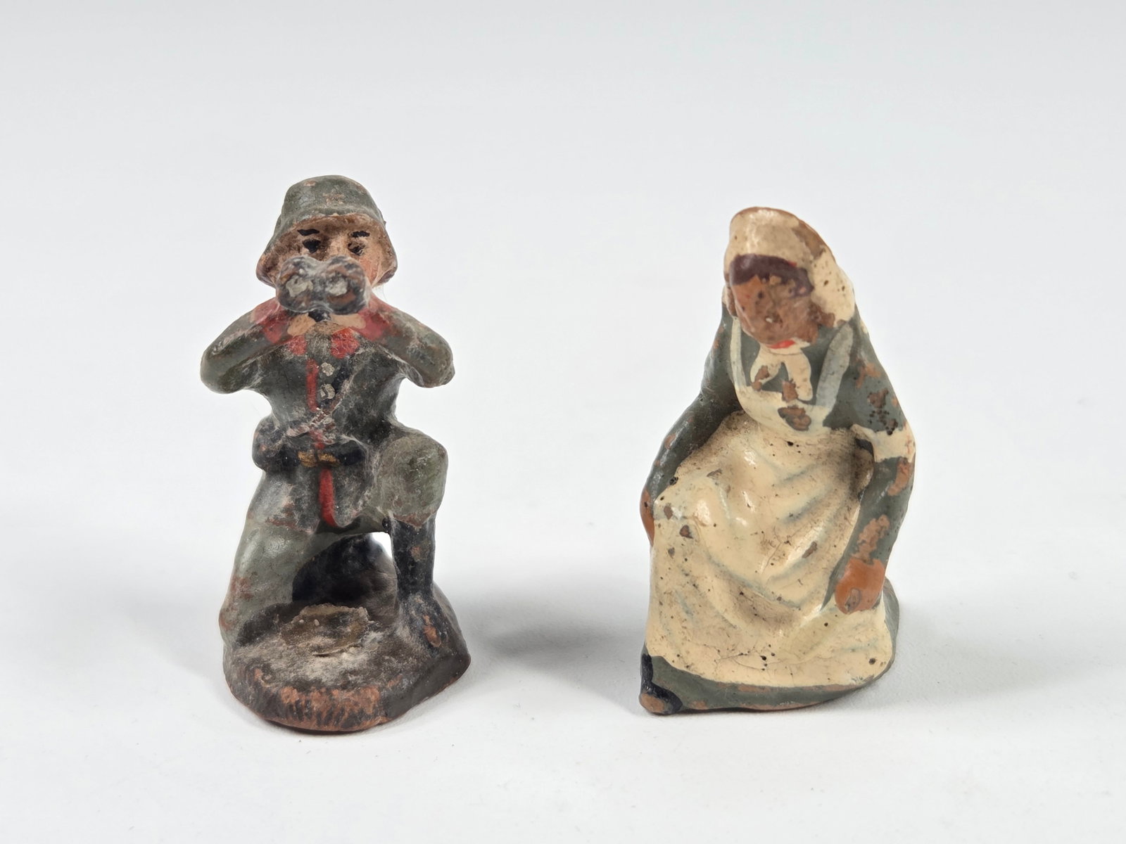 4) GERMAN ELASTOLIN COMPOSITION SOLDIERS - 4