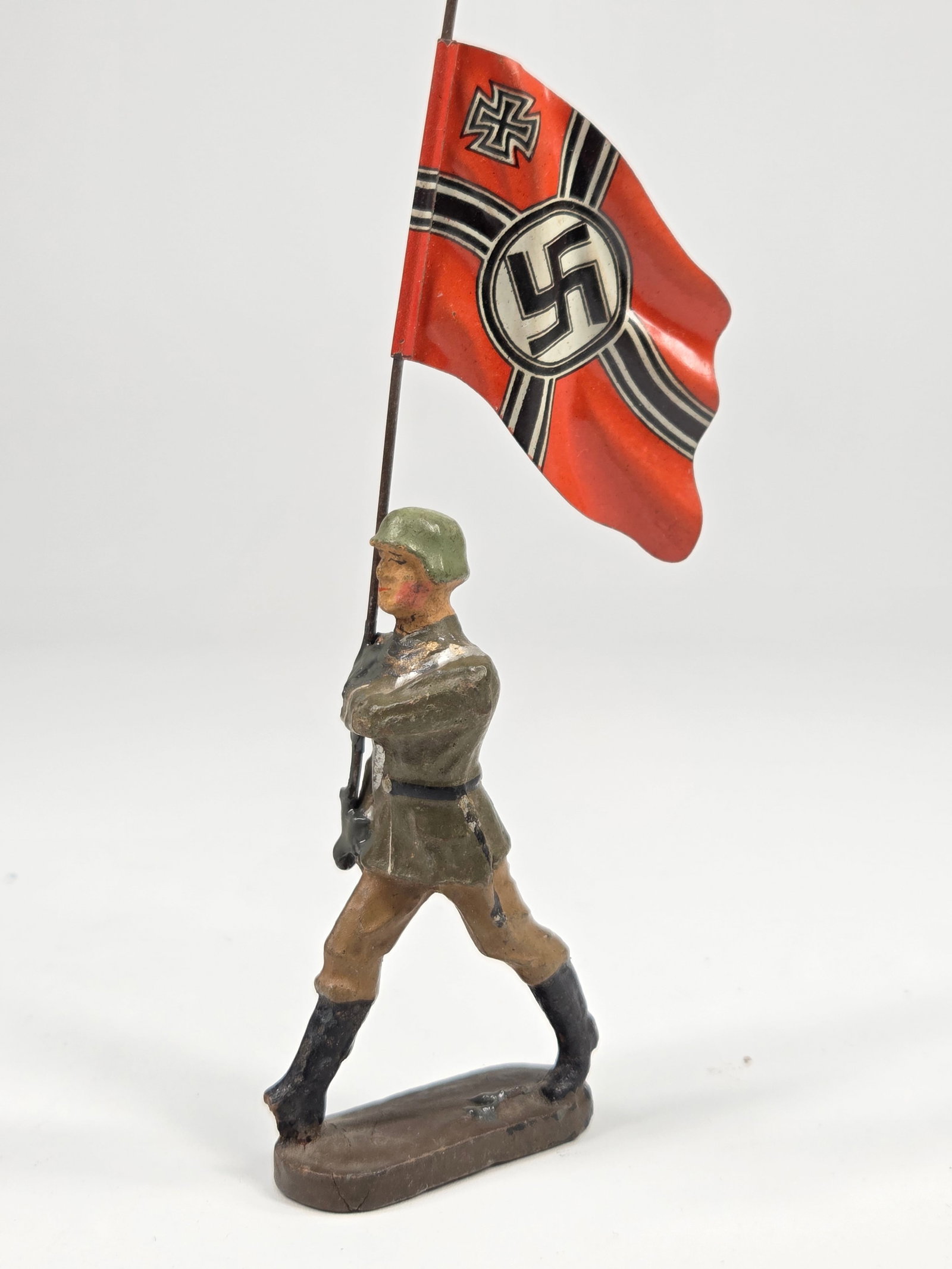 2) GERMAN ELASTOLIN HAND PAINTED SOLDIERS - 4