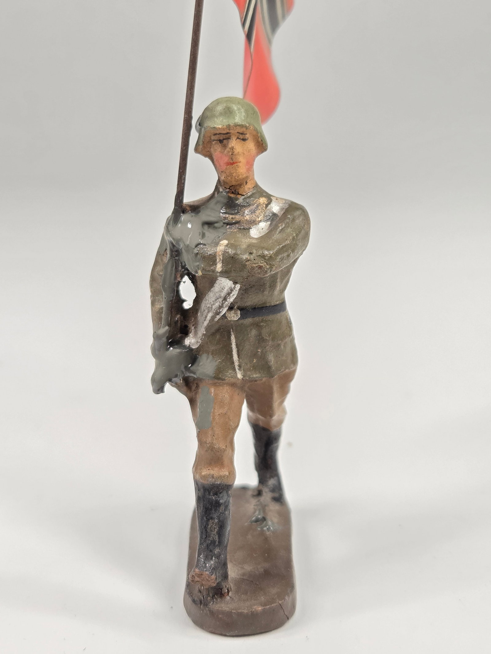 2) GERMAN ELASTOLIN HAND PAINTED SOLDIERS - 6
