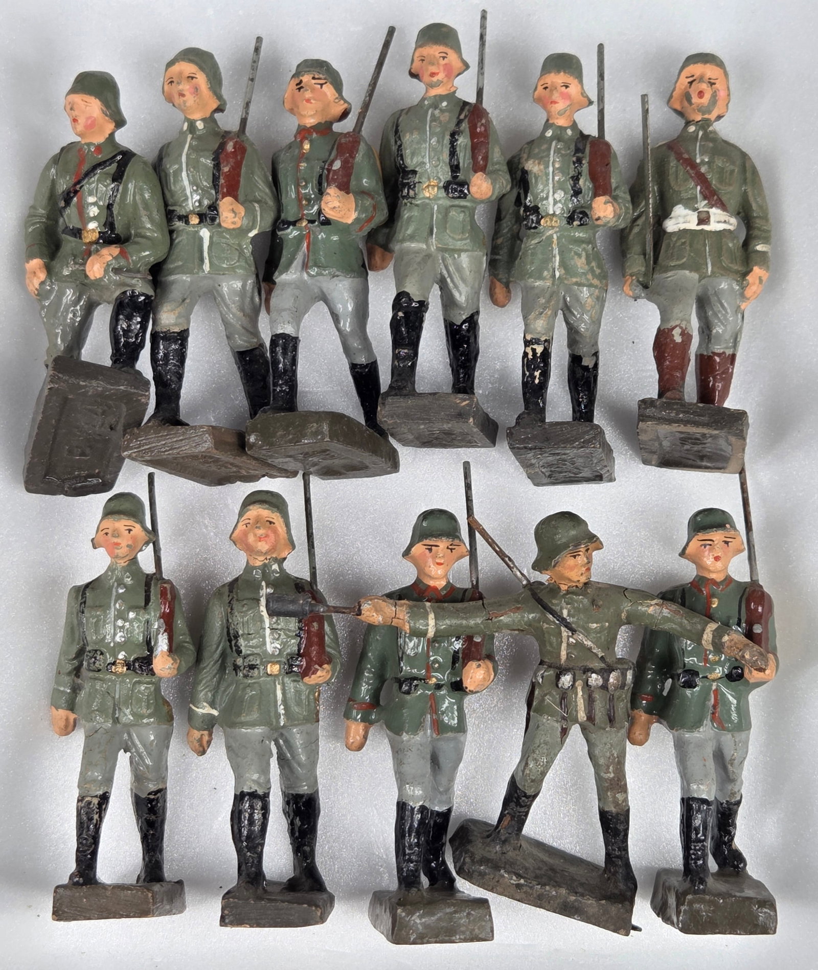 VARIOUS BRAND GERMAN COMPOSITION SOLDIERS (1 of 4)