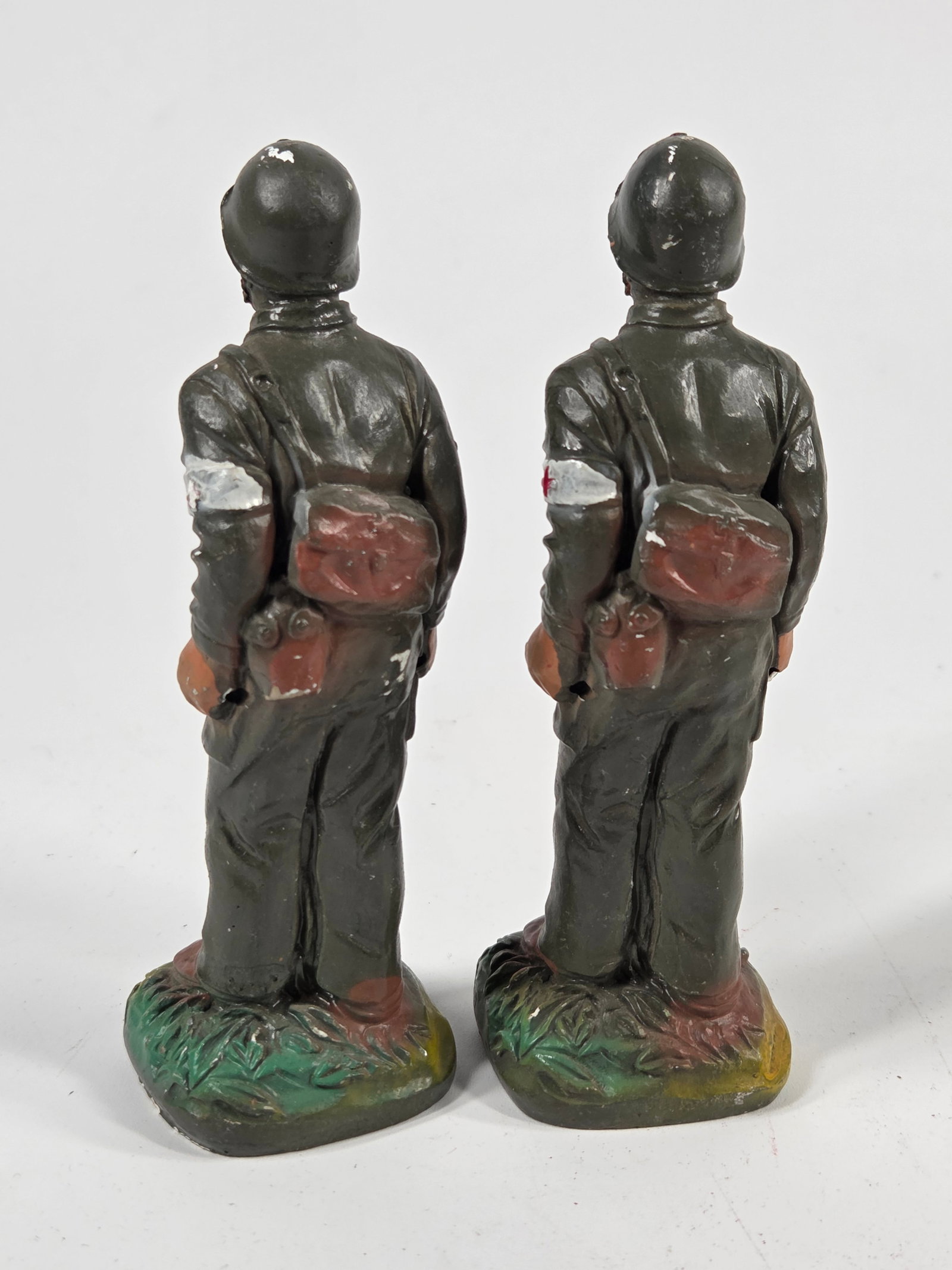 VARIOUS PAINTED COMPOSITION & LEAD SOLDIERS - 4