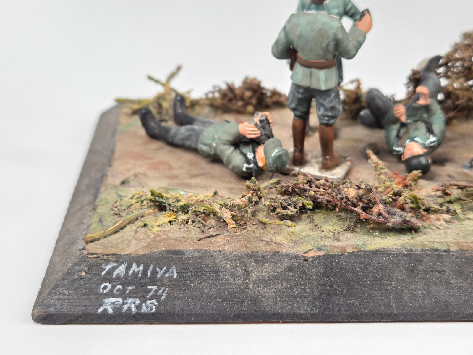 GERMAN LEAD SOLDIER DIORAMA - 4