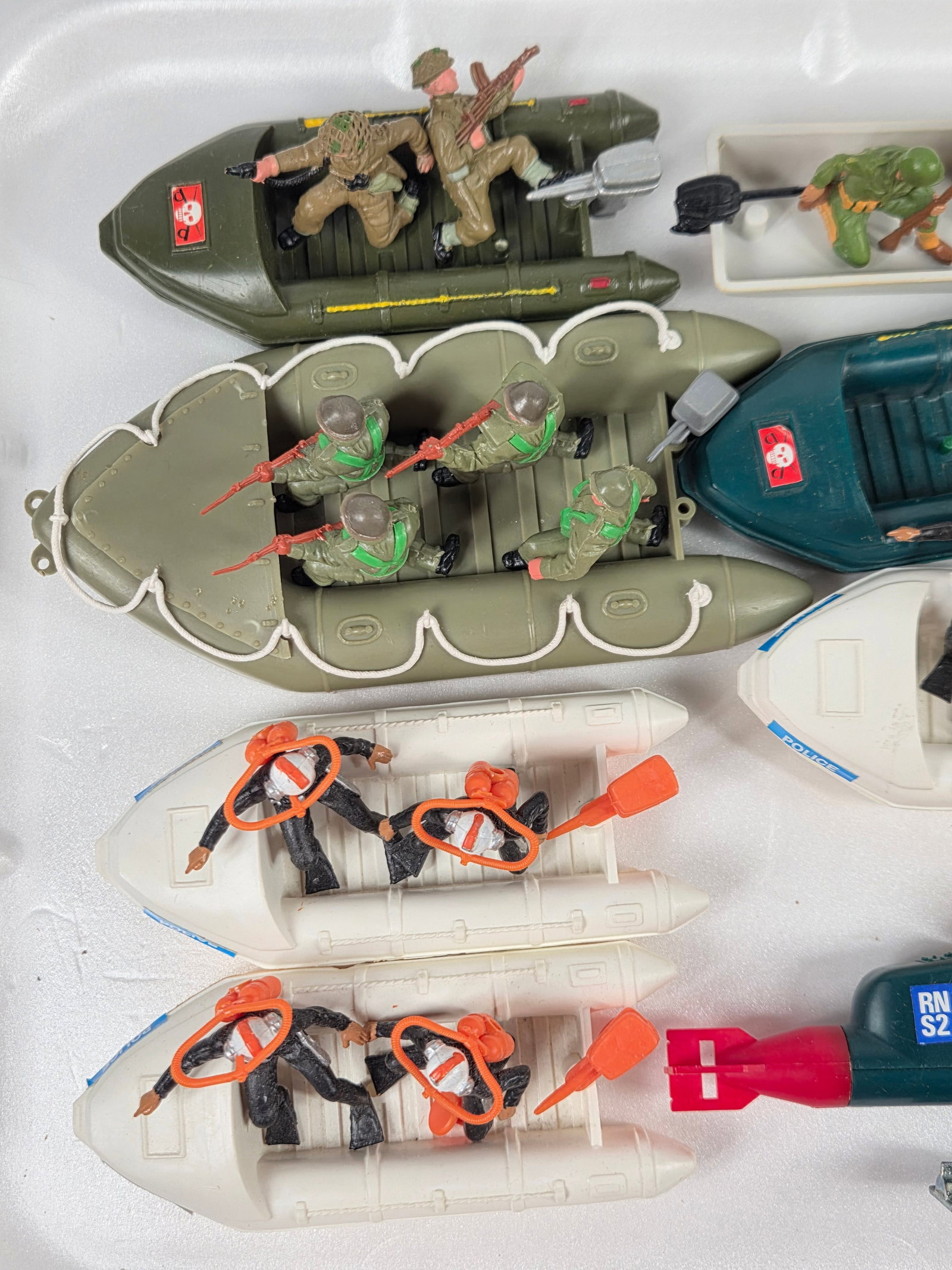 VARIOUS PLASTIC FIGURES W/ ACCESSORIES - 2