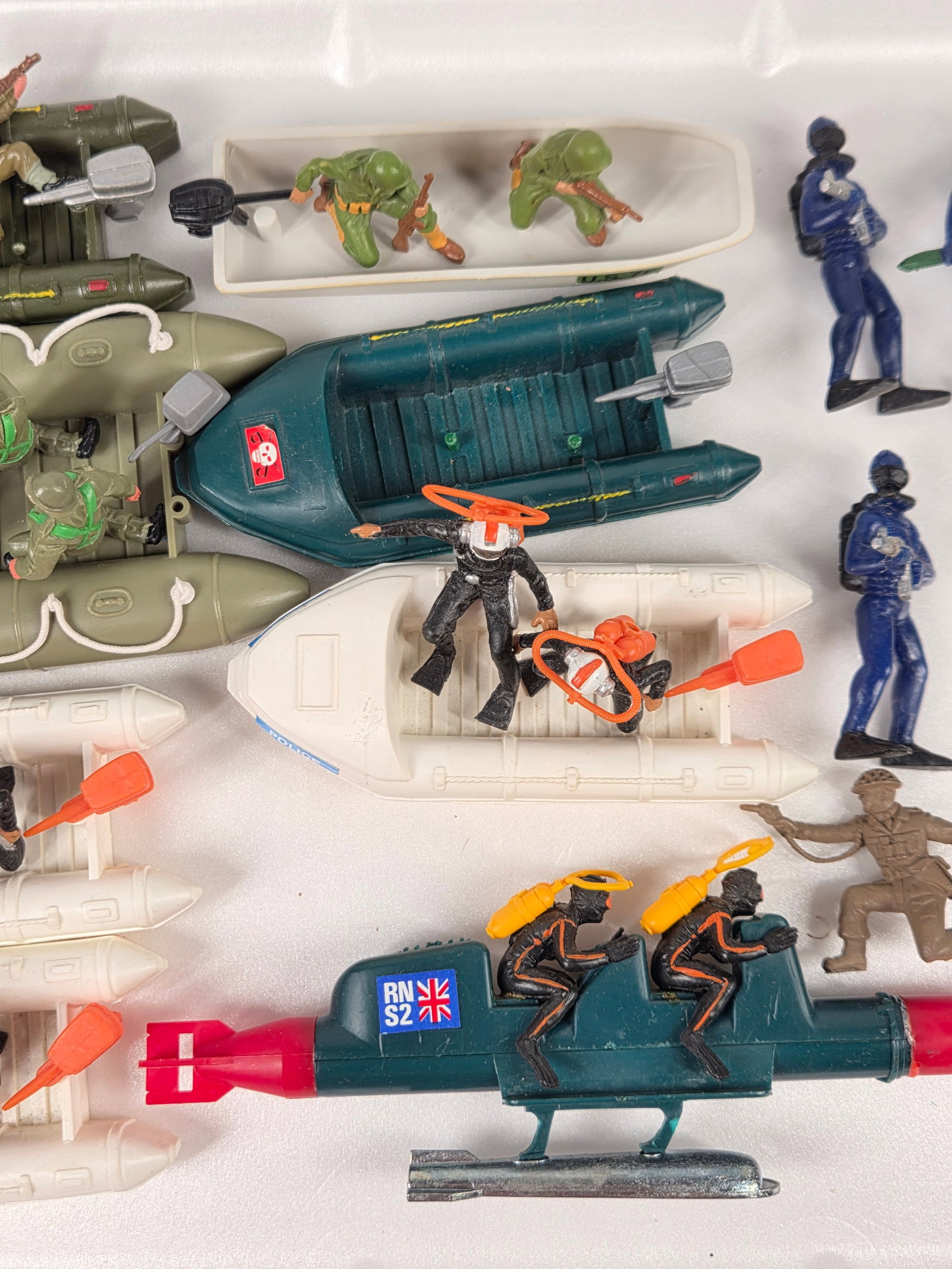 VARIOUS PLASTIC FIGURES W/ ACCESSORIES - 3