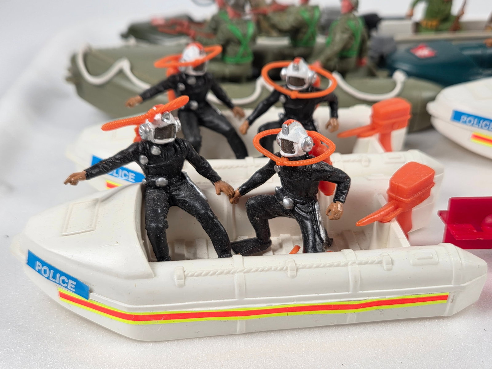 VARIOUS PLASTIC FIGURES W/ ACCESSORIES - 6