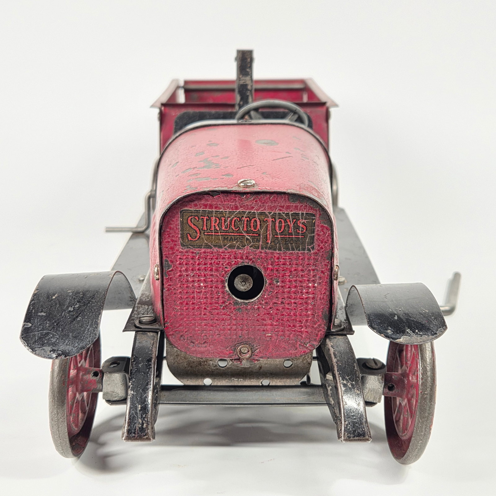 STRUCTO CLOCKWORK PRESSED STEEL DUMP TRUCK - 2