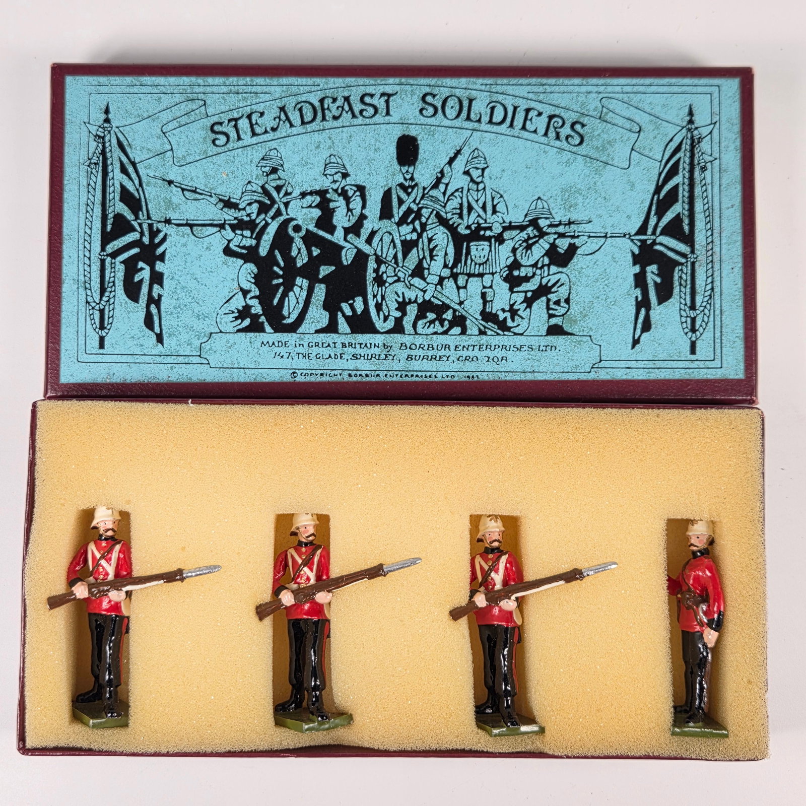 STEADFAST SF15 PAINTED LEAD BRITISH INFANTRY (1 of 4)
