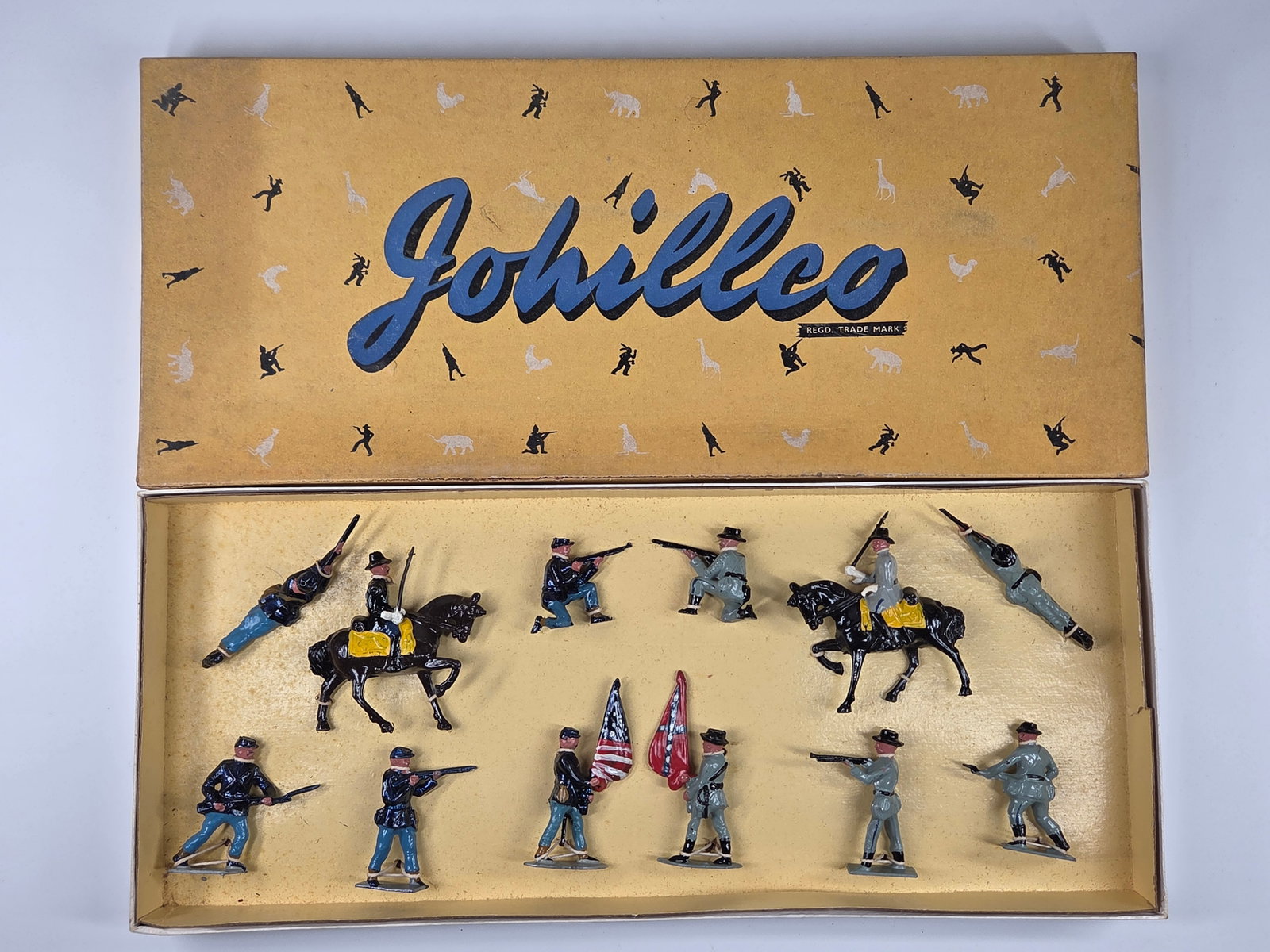 12) JOHILLCO 207 UNION CONFEDERACY SOLDIER SET (1 of 5)