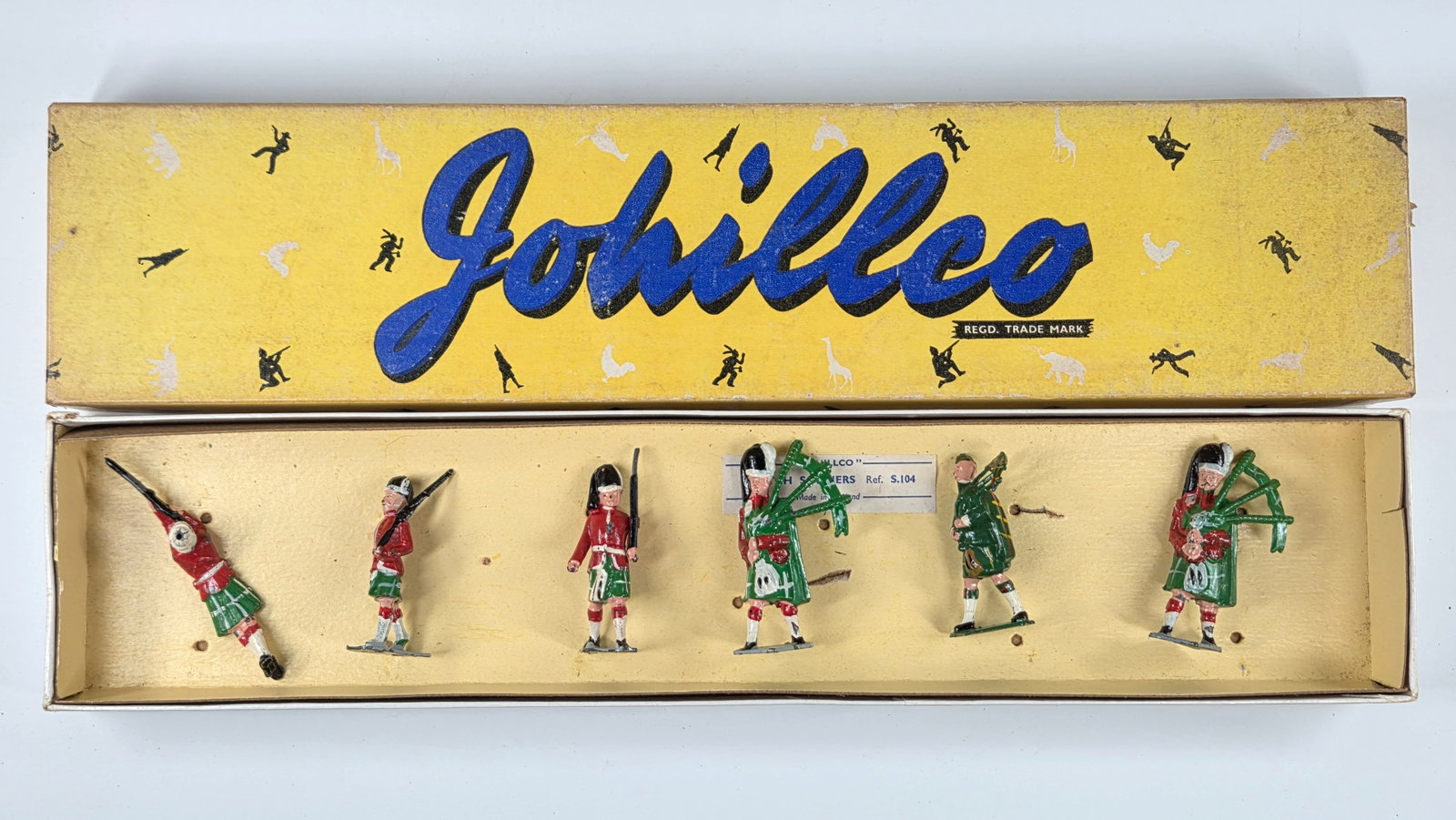 6) JOHILLCO S.104 SCOTCH SOLDIERS PAINTED LEAD SET (1 of 5)