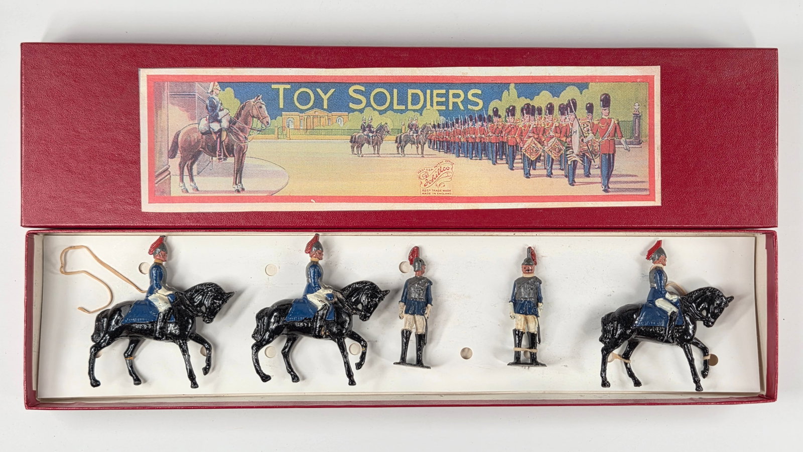 5) JOHILLCO TOY SOLDIERS PAINTED LEAD SET CAVALRY (1 of 4)