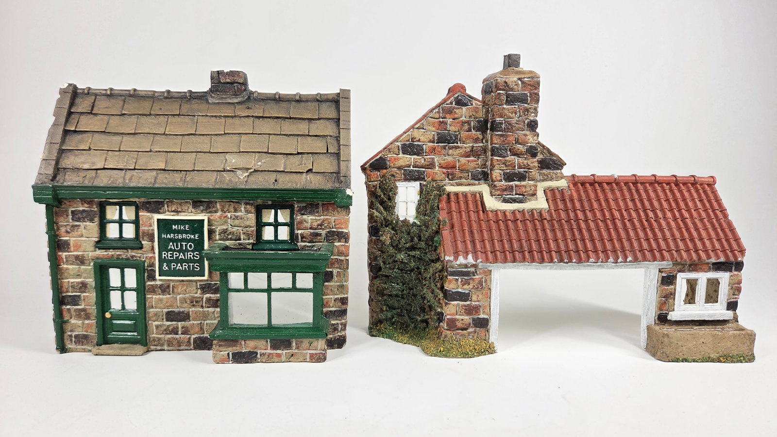 2) STONE LAYOUT BUILDING FACADE AUTO REPAIR GARAGE (1 of 8)