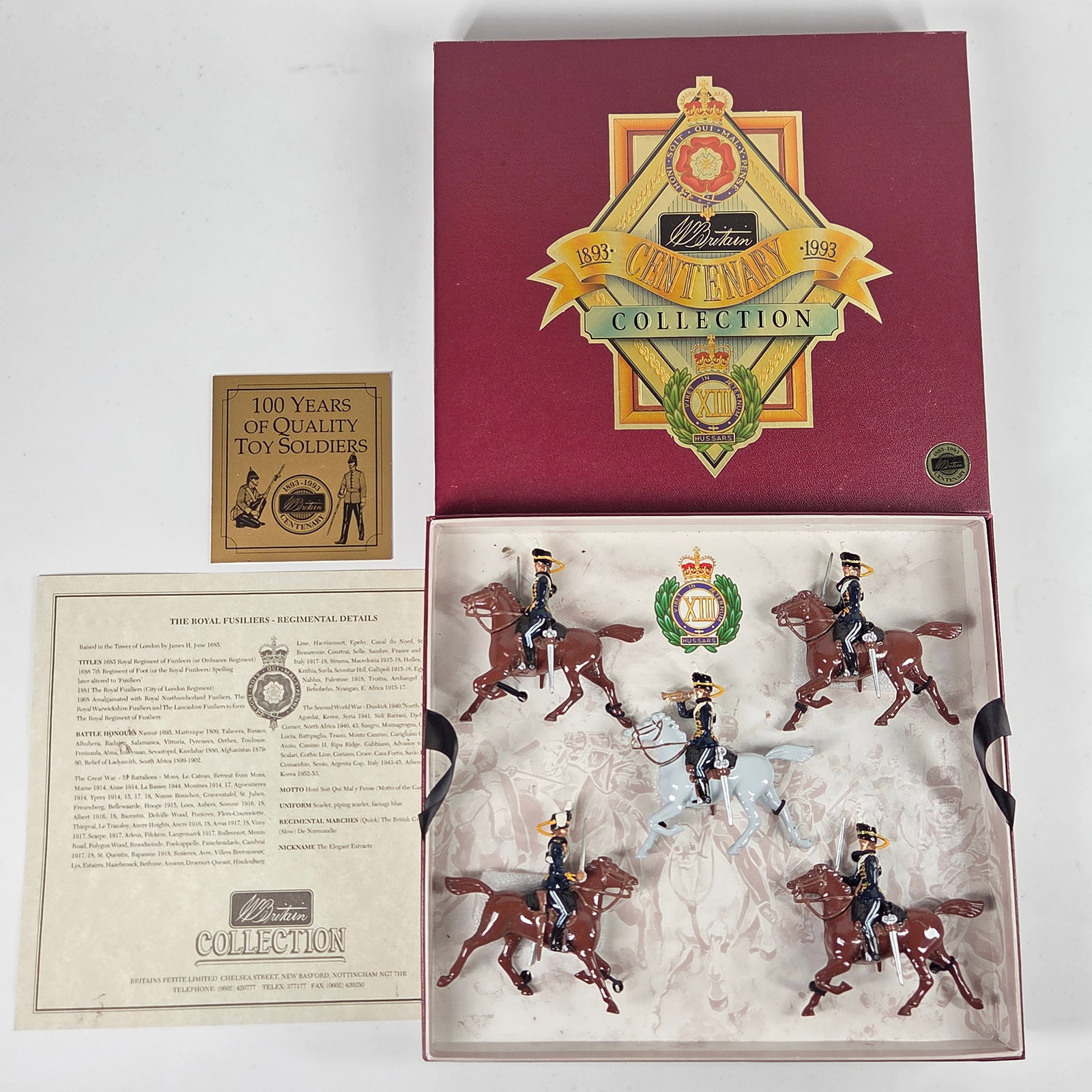 BRITAINS PETITE ROYAL FUSILIERS CENTENARY SET (1 of 8)
