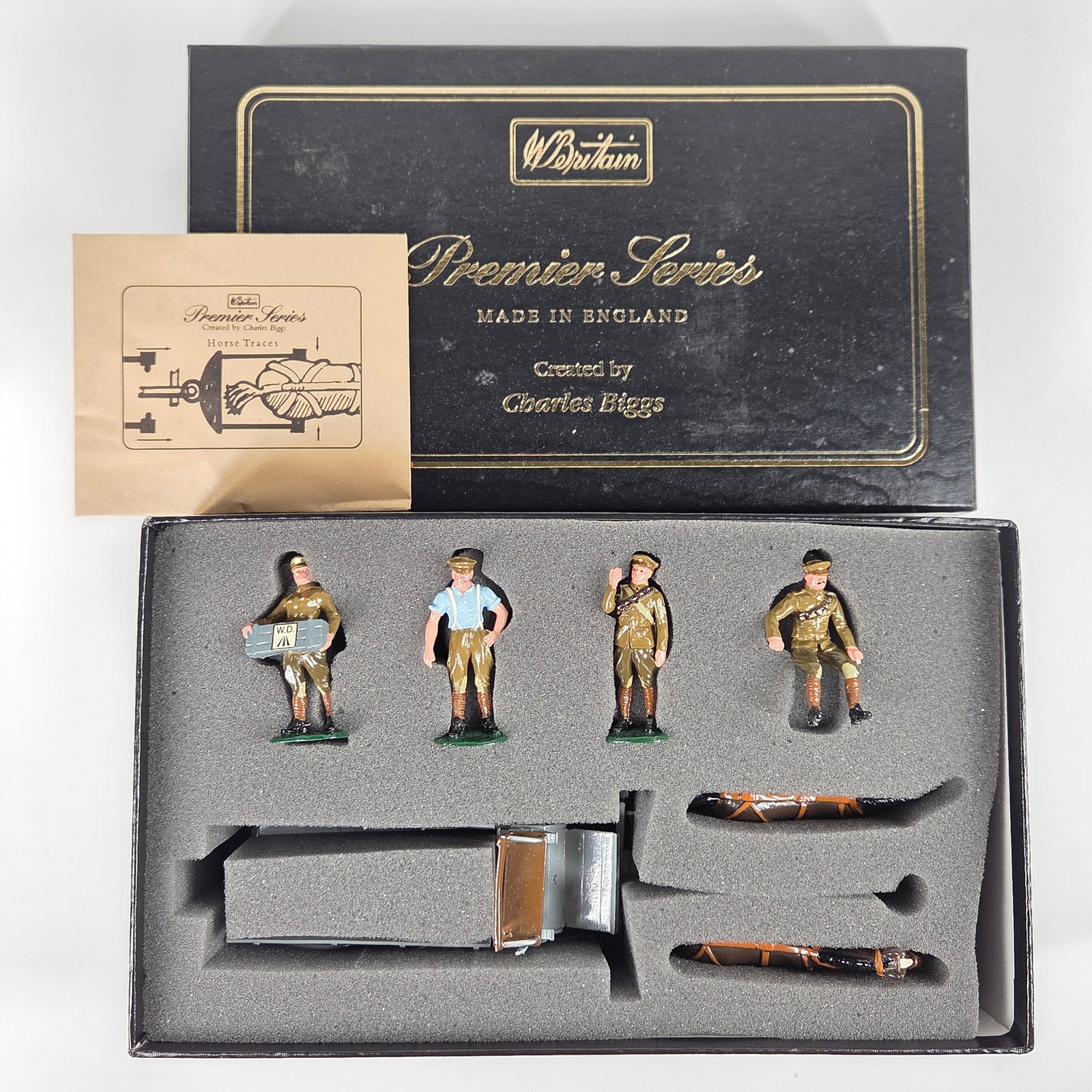 BRITAINS 8920 PREMIER HORSE DRAWN WAGON ASC TEAM (1 of 5)