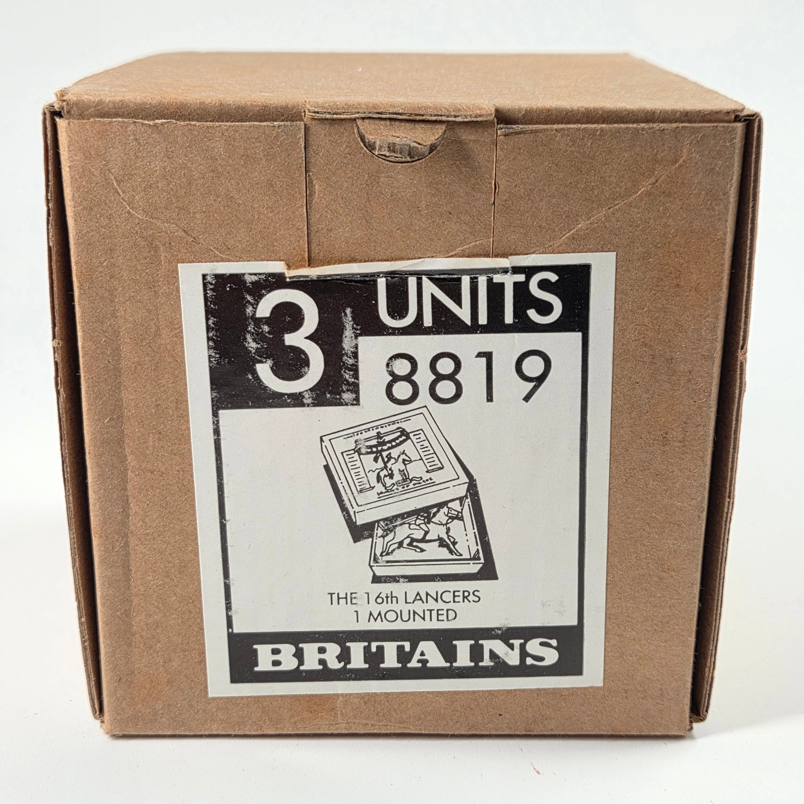 3) BRITAINS 8819 QUEEN'S 16TH LANCERS SHIPPING BOX (1 of 4)