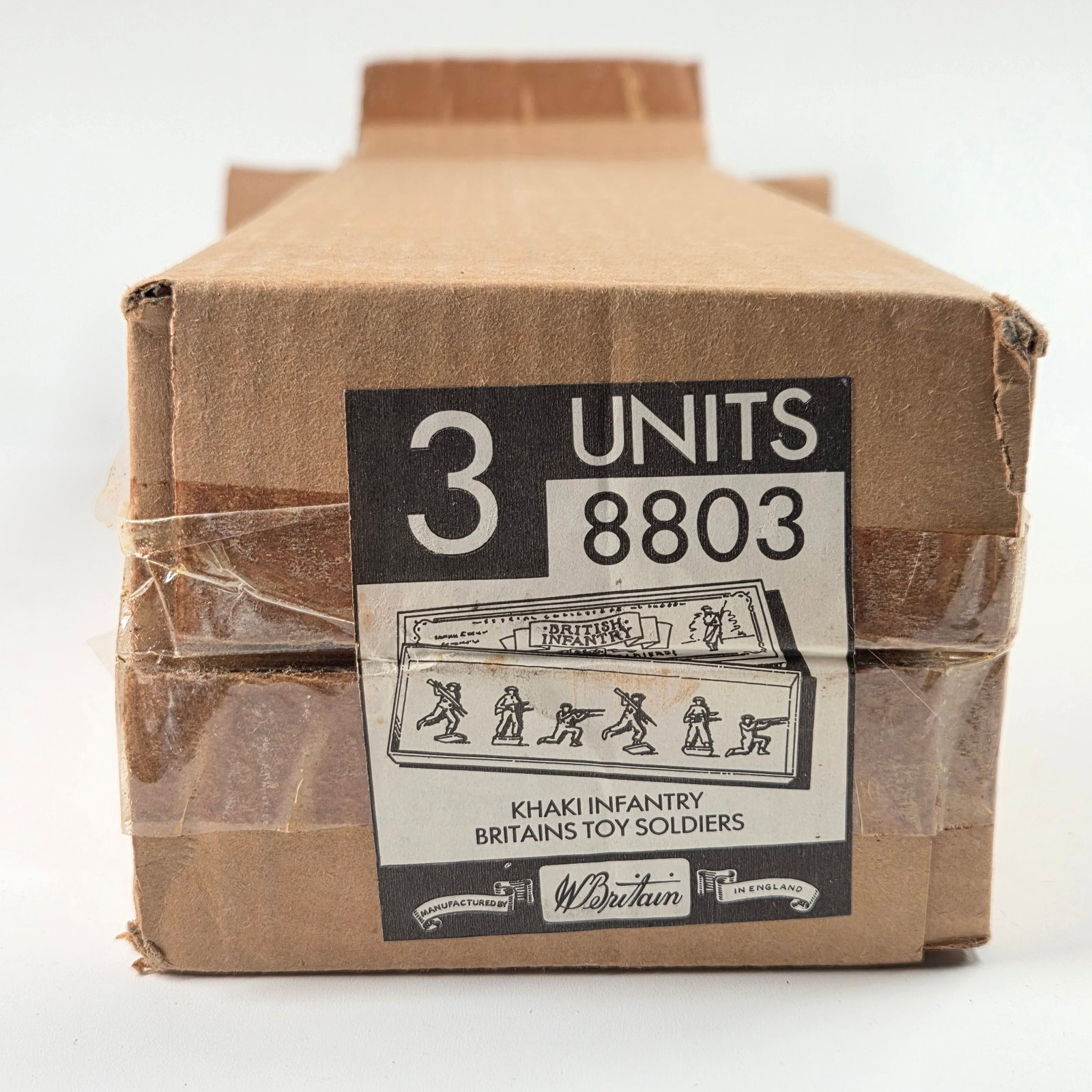 3) BRITAINS 8803 BRITISH INFANTRY KHAKI & SHIP BOX (1 of 7)