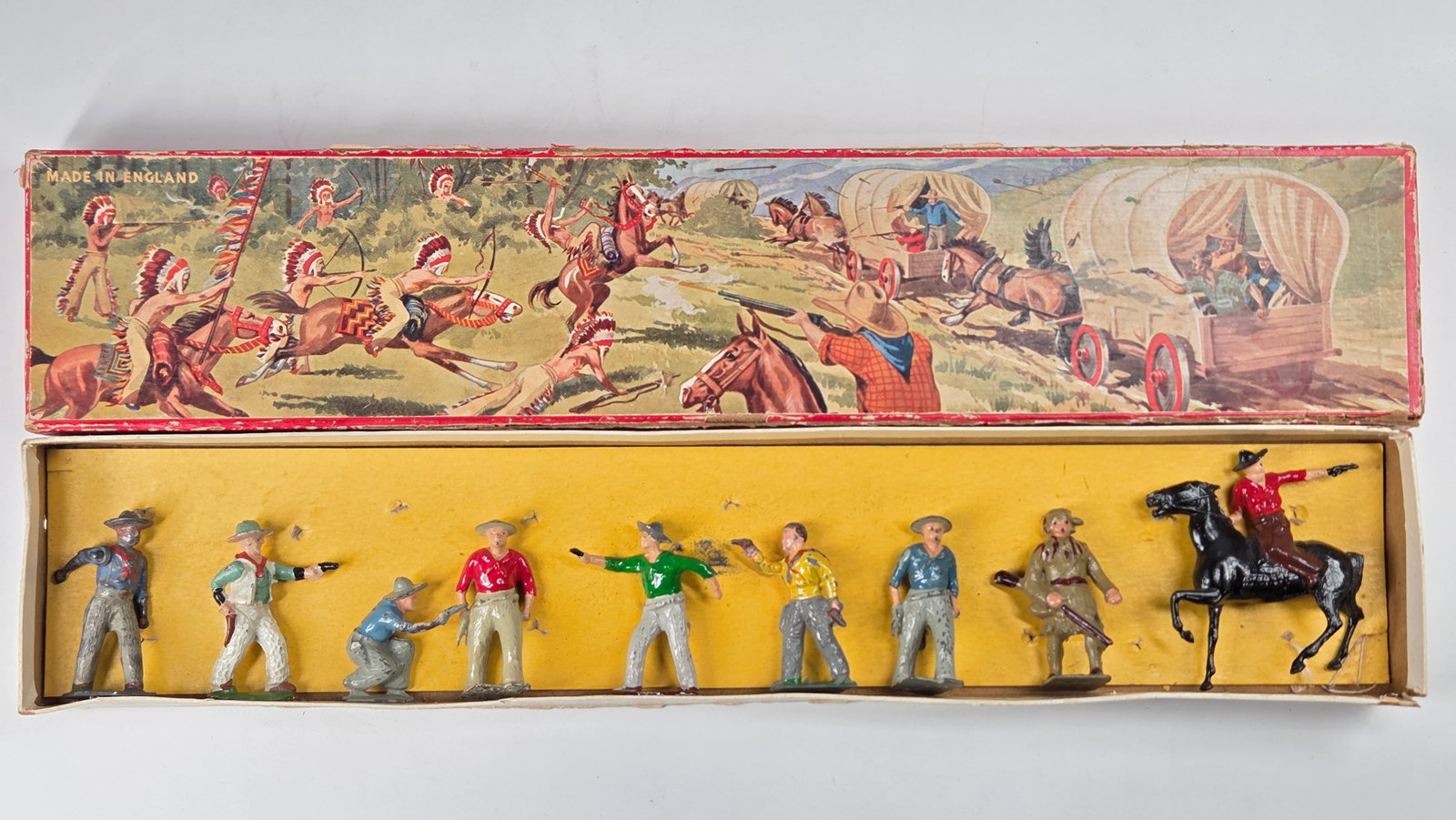 9) JOHILLCO FRONTIER WESTERN COWBOYS FIGURES (1 of 6)