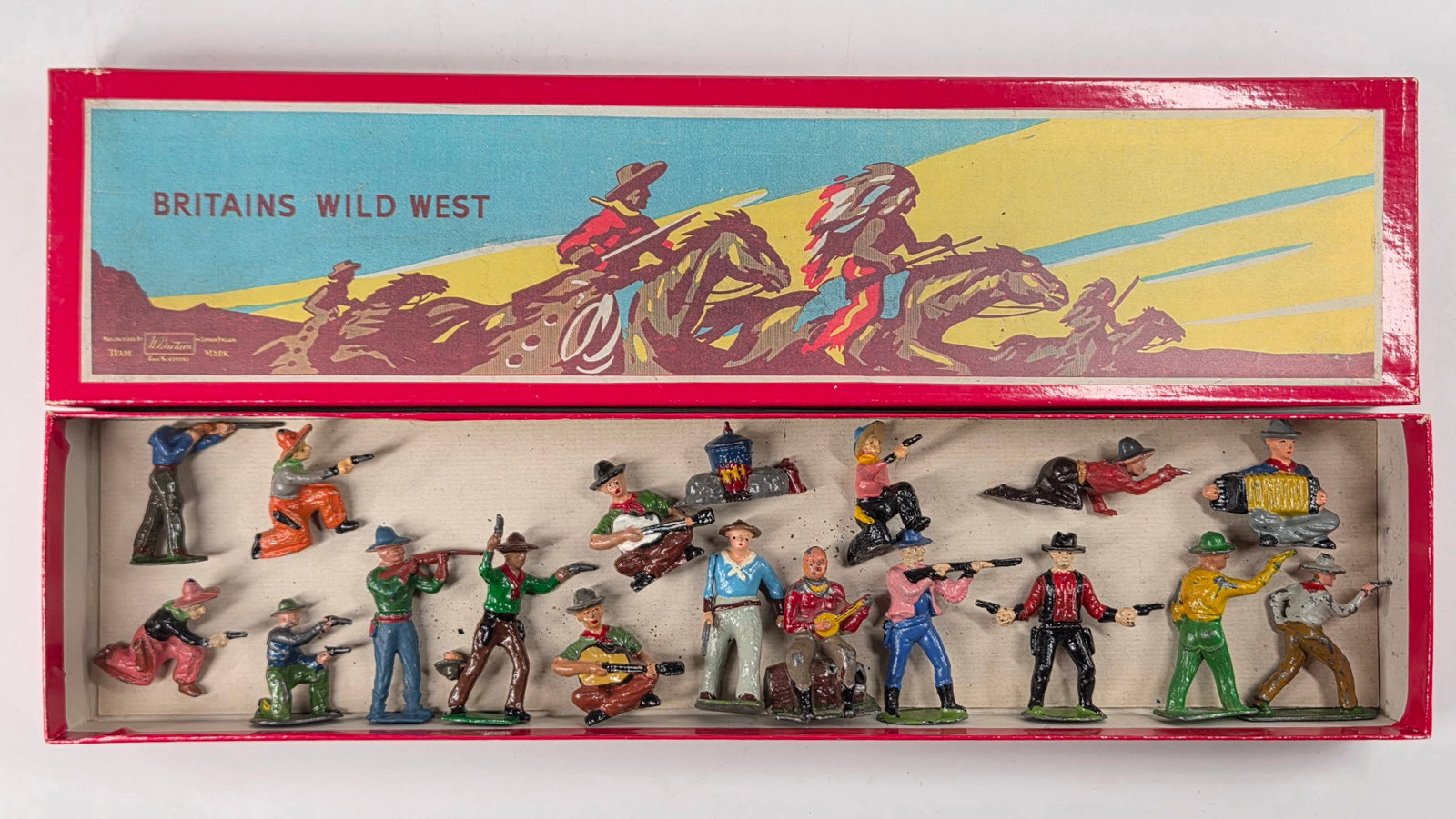 18) BRITAINS WILD WEST FRONTIER COWBOYS FIGURES (1 of 5)