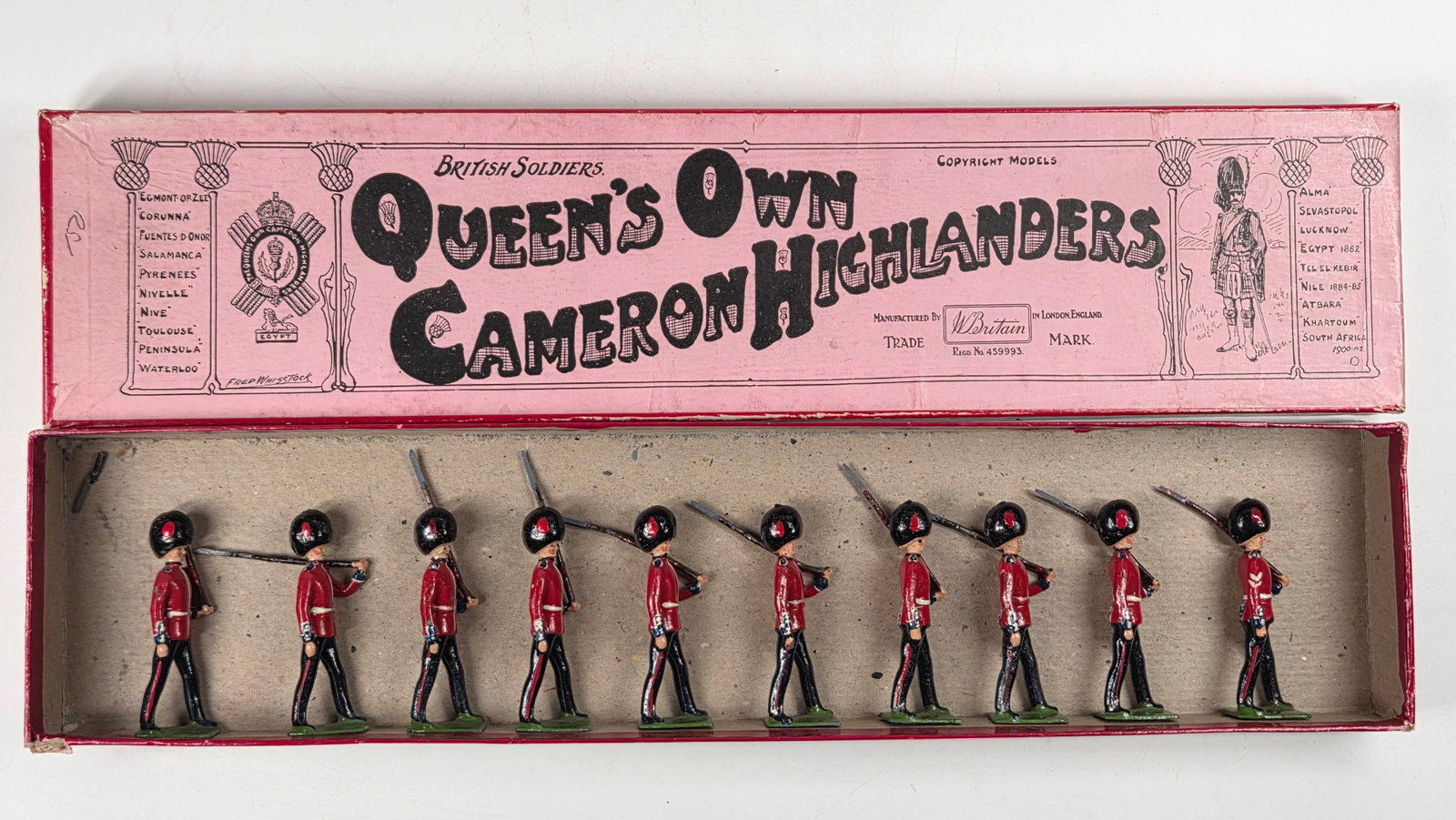 10) BRITAINS 114 QUEEN'S OWN CAMERON HIGHLANDERS (1 of 4)