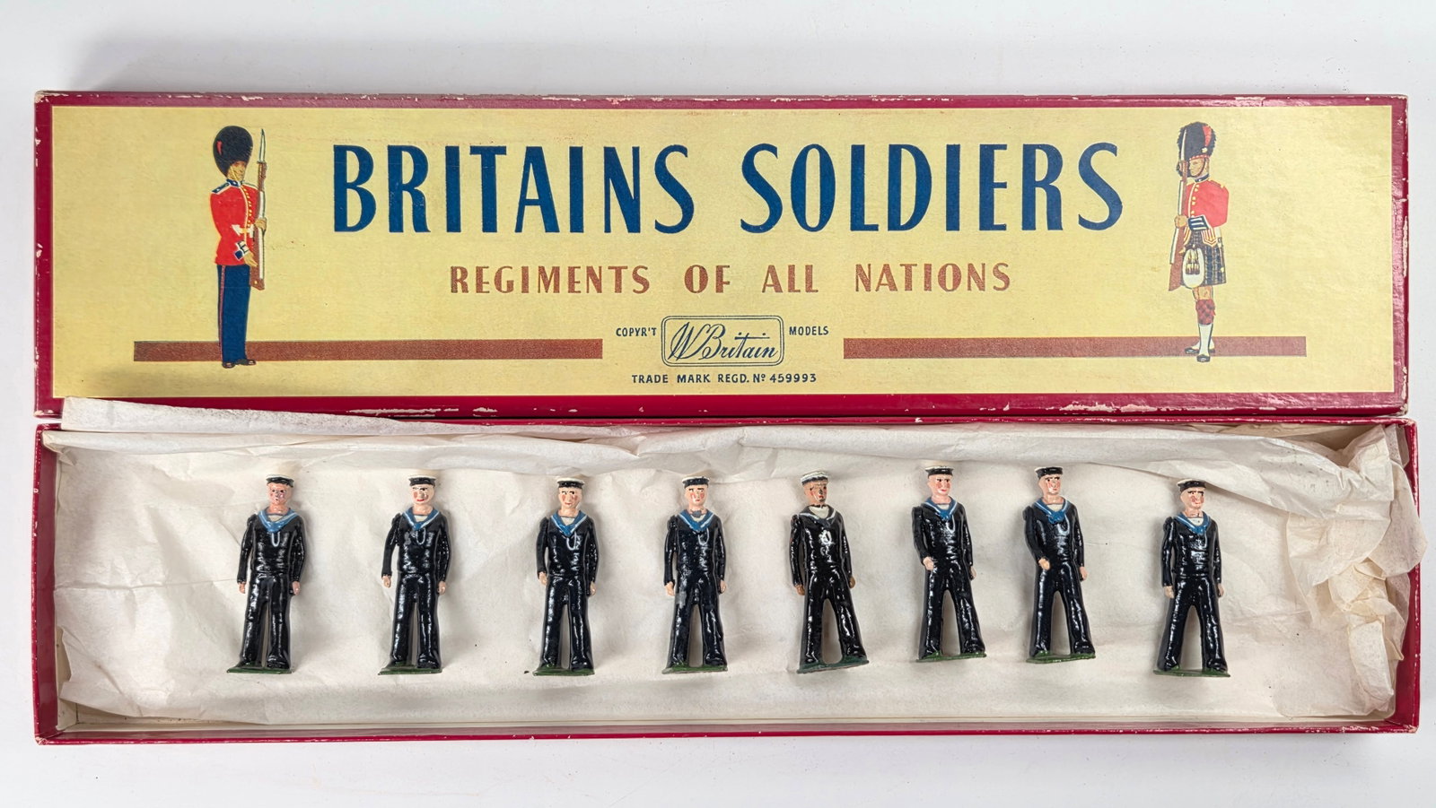 8) BRITAINS BRITISH ROYAL NAVY PAINTED SAILORS (1 of 5)