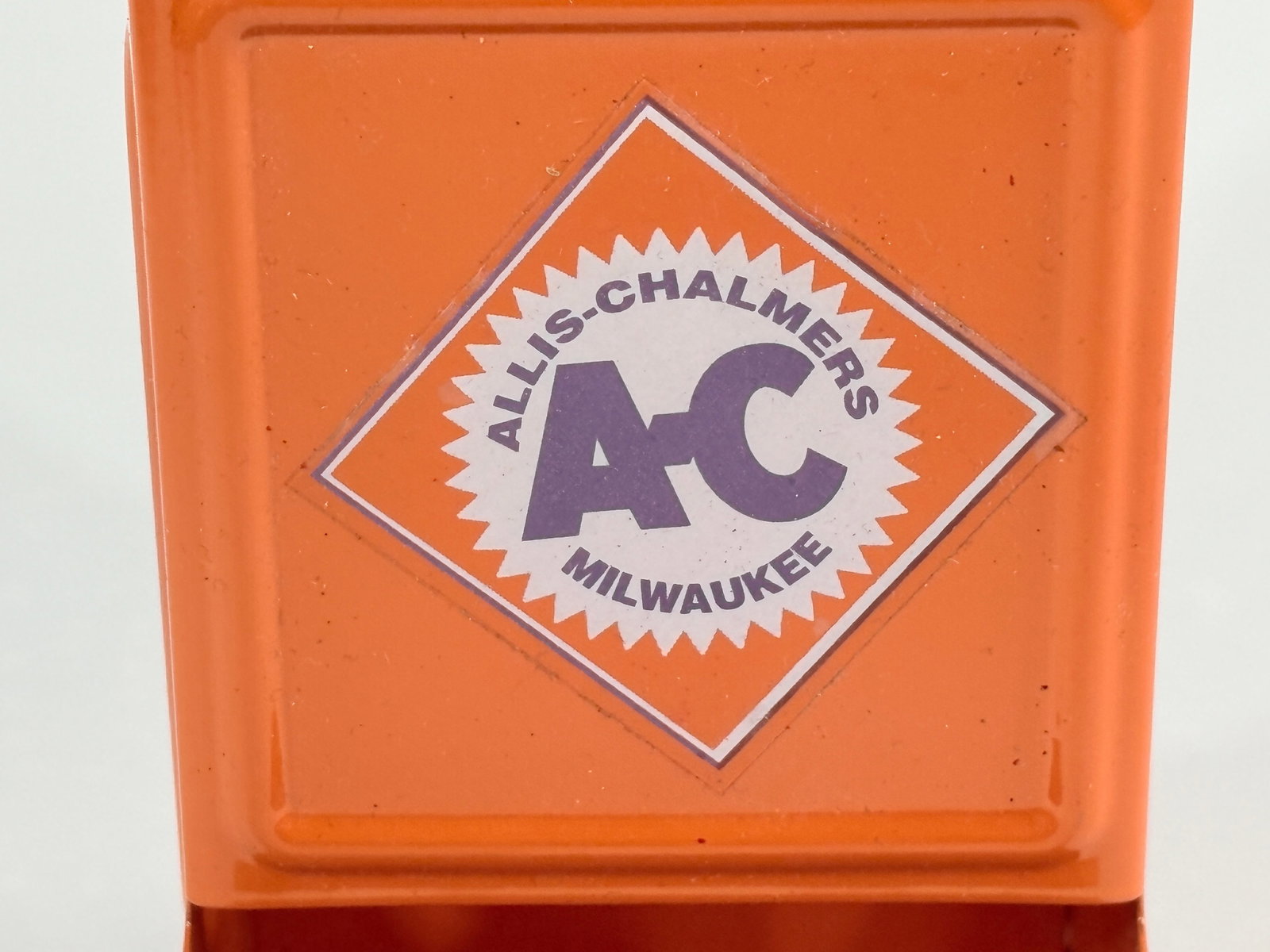 CUSTOM ALLIS CHALMERS TRACTOR MATCH BOX HOLDER - 2