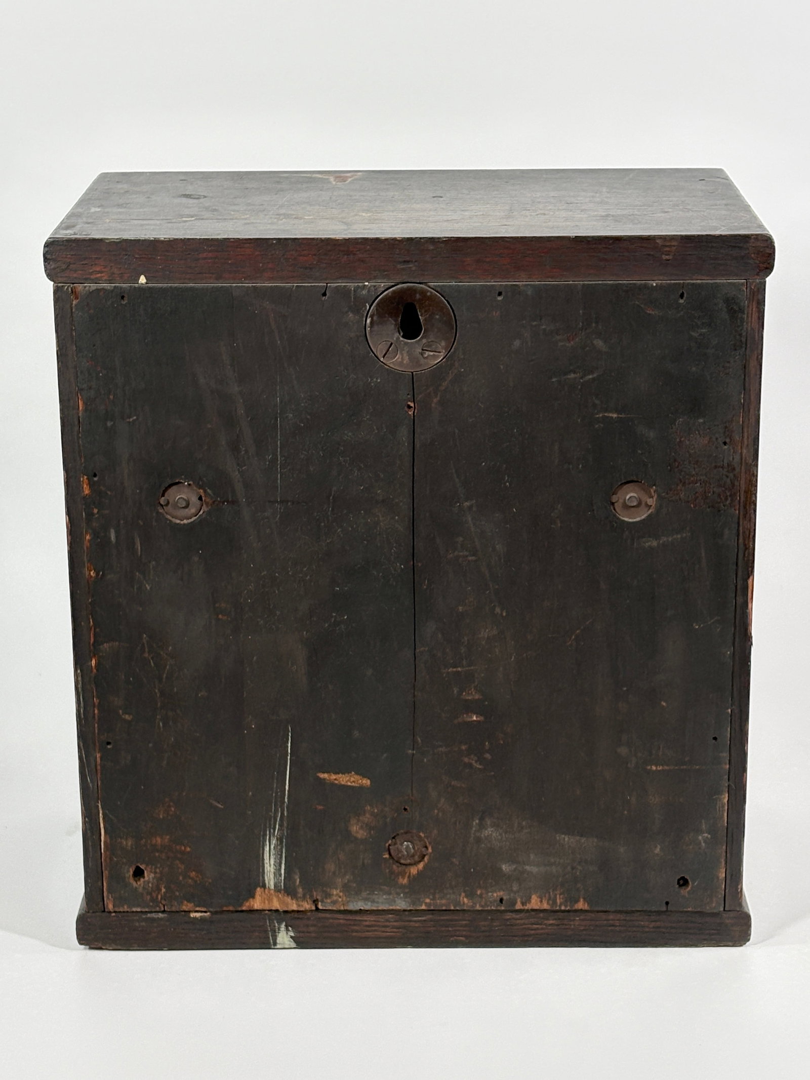 ANTIQUE OAK SIMPLEX TIME RECORDING CLOCK - 5