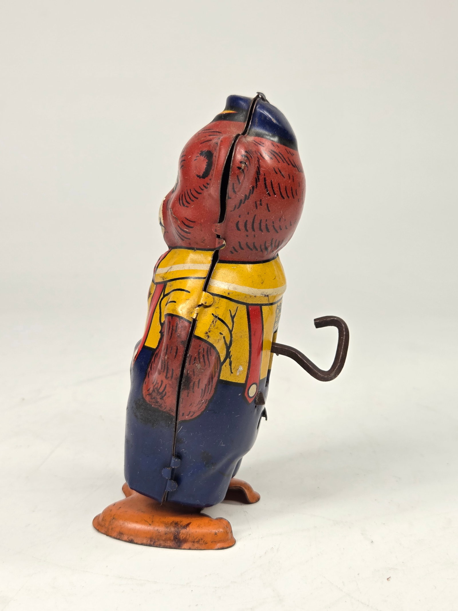 J. CHEIN TIN LITHO WIND UP WALKING BEAR - 2