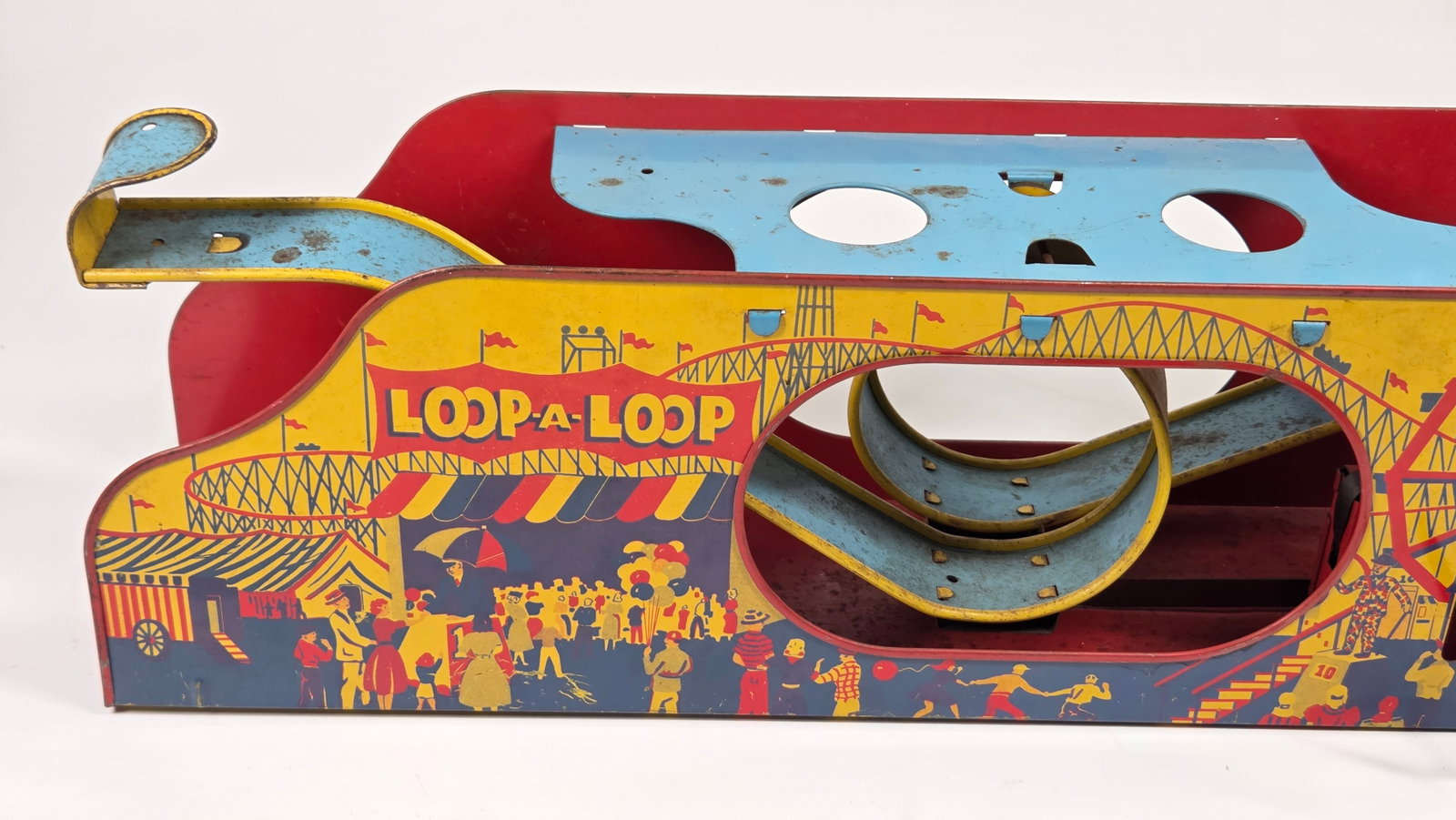 WOLVERINE TIN LITHO WIND UP LOOP A LOOP - 2