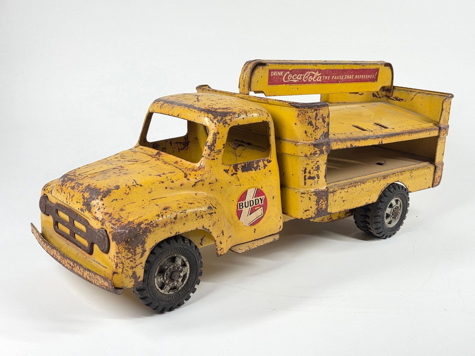 BUDDY L PRESSED STEEL COCA COLA TRUCK - PARTS (1 of 5)