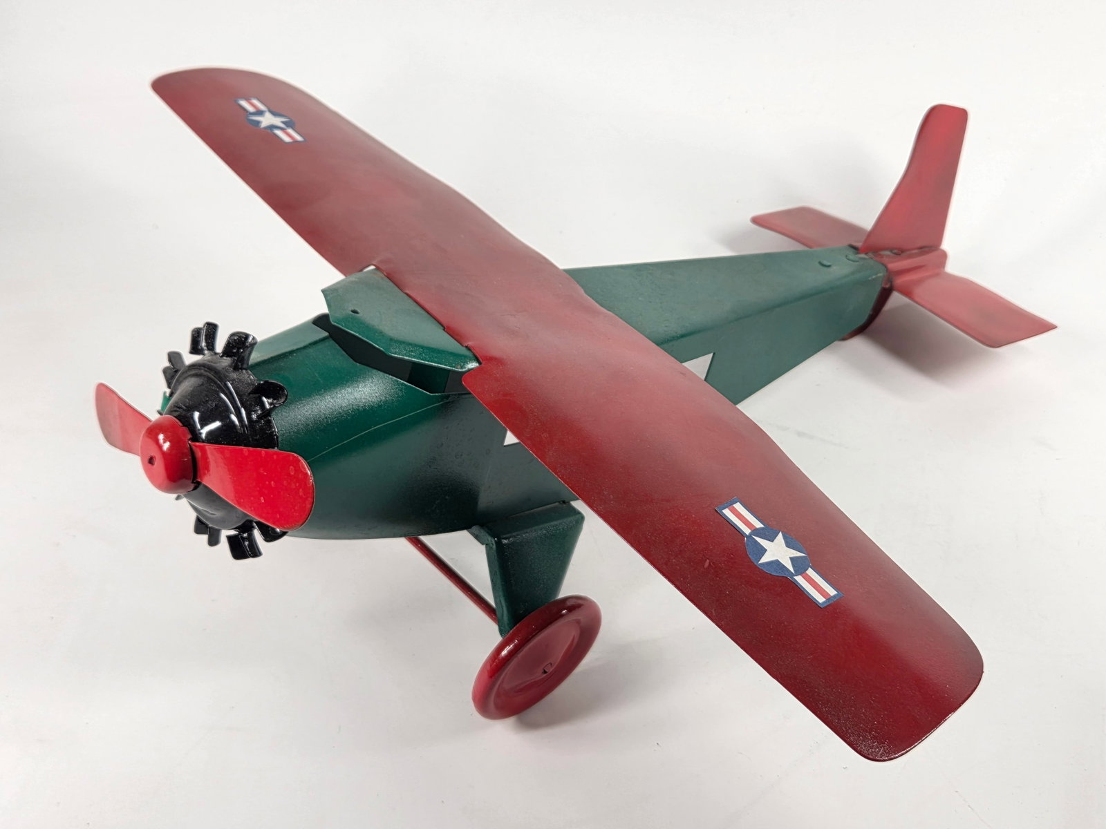 CUSTOM HANDMADE PRESSED STEEL AIRPLANE (1 of 5)