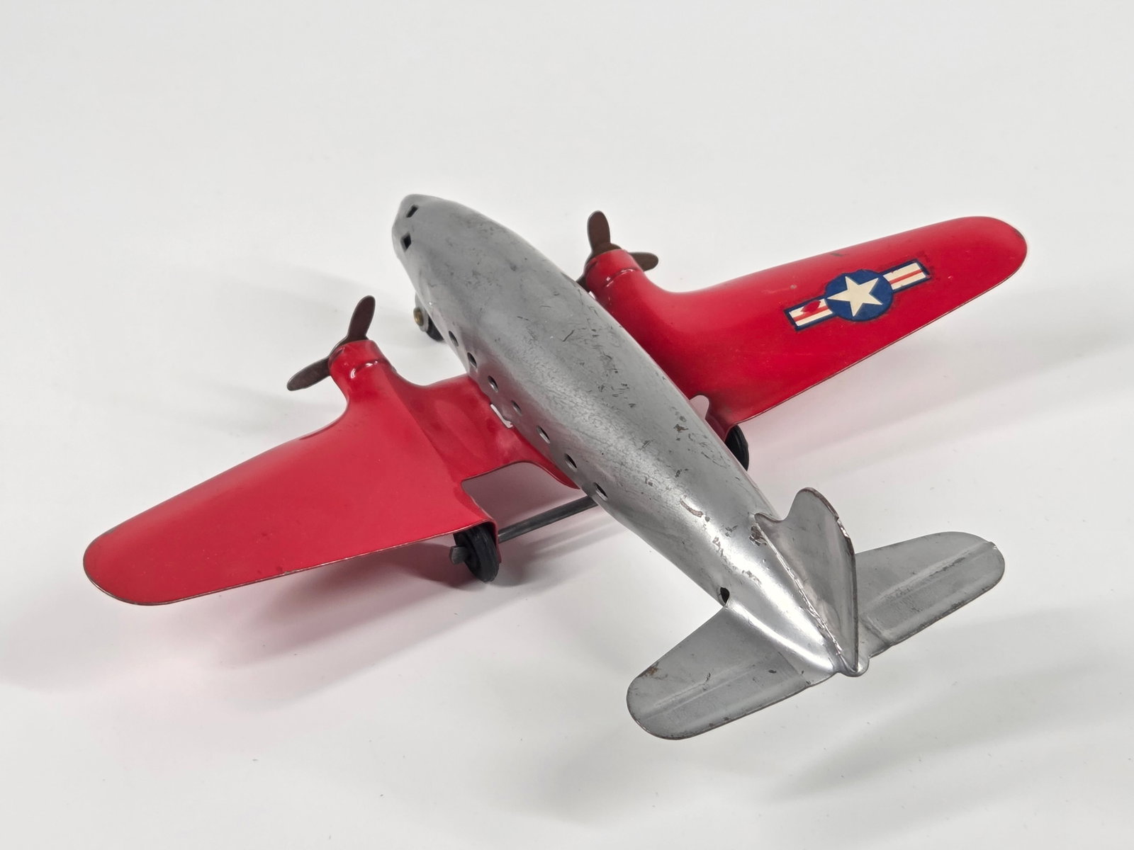 MARX PRESSED STEEL AIRPLANE - 3