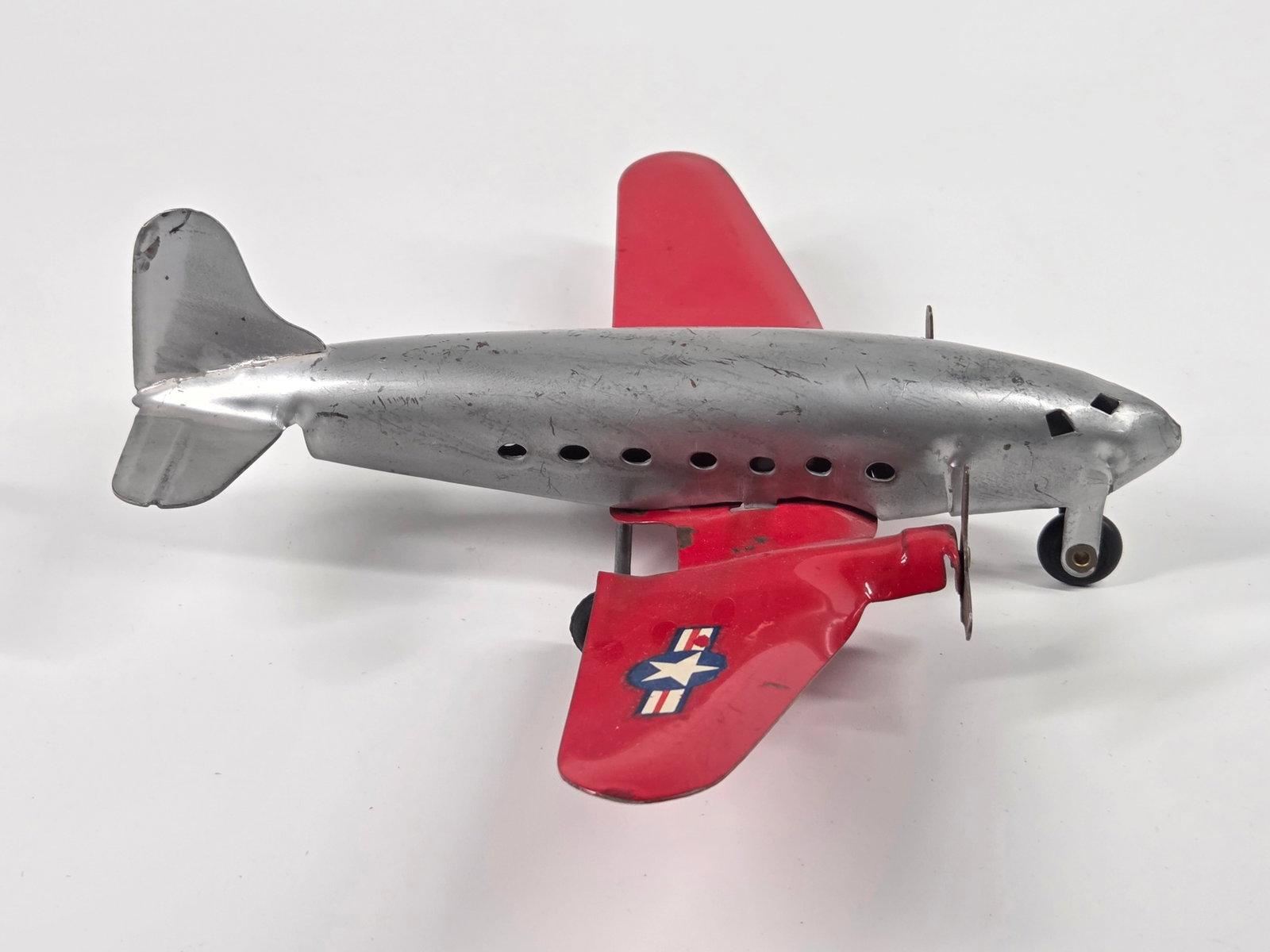 MARX PRESSED STEEL AIRPLANE - 4