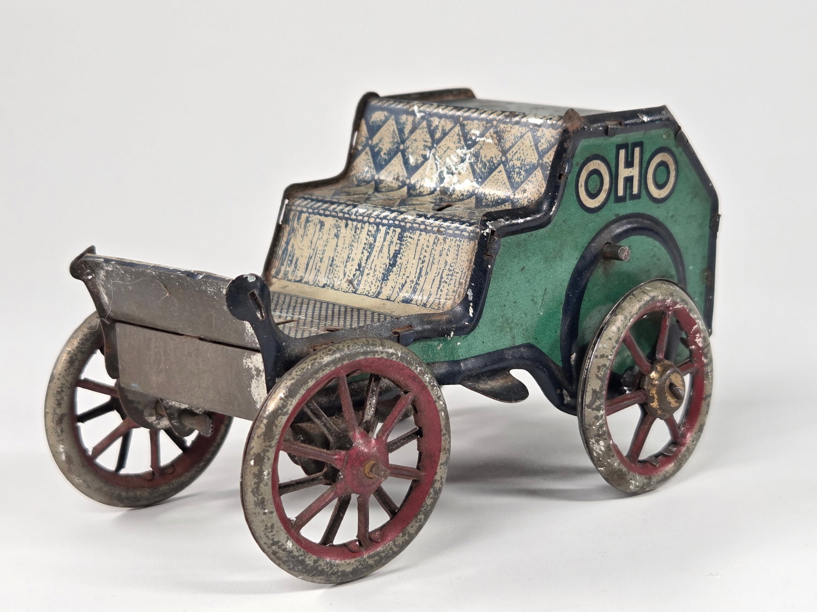 GERMAN LEHMANN TIN LITHO WIND UP OHO TOY PART (1 of 5)