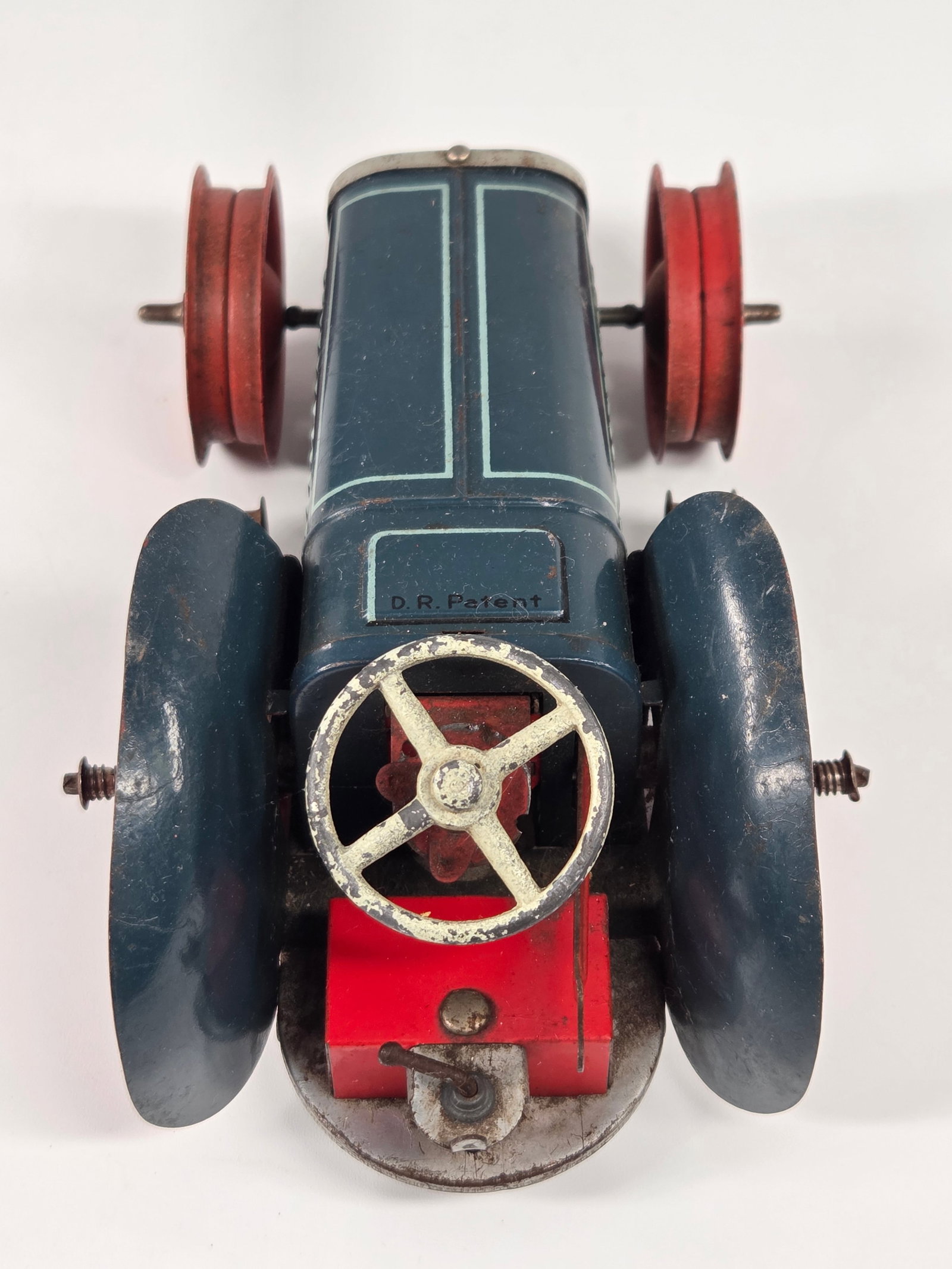 GESCHA GERMAN TIN LITHO WIND UP TRACTOR - 5